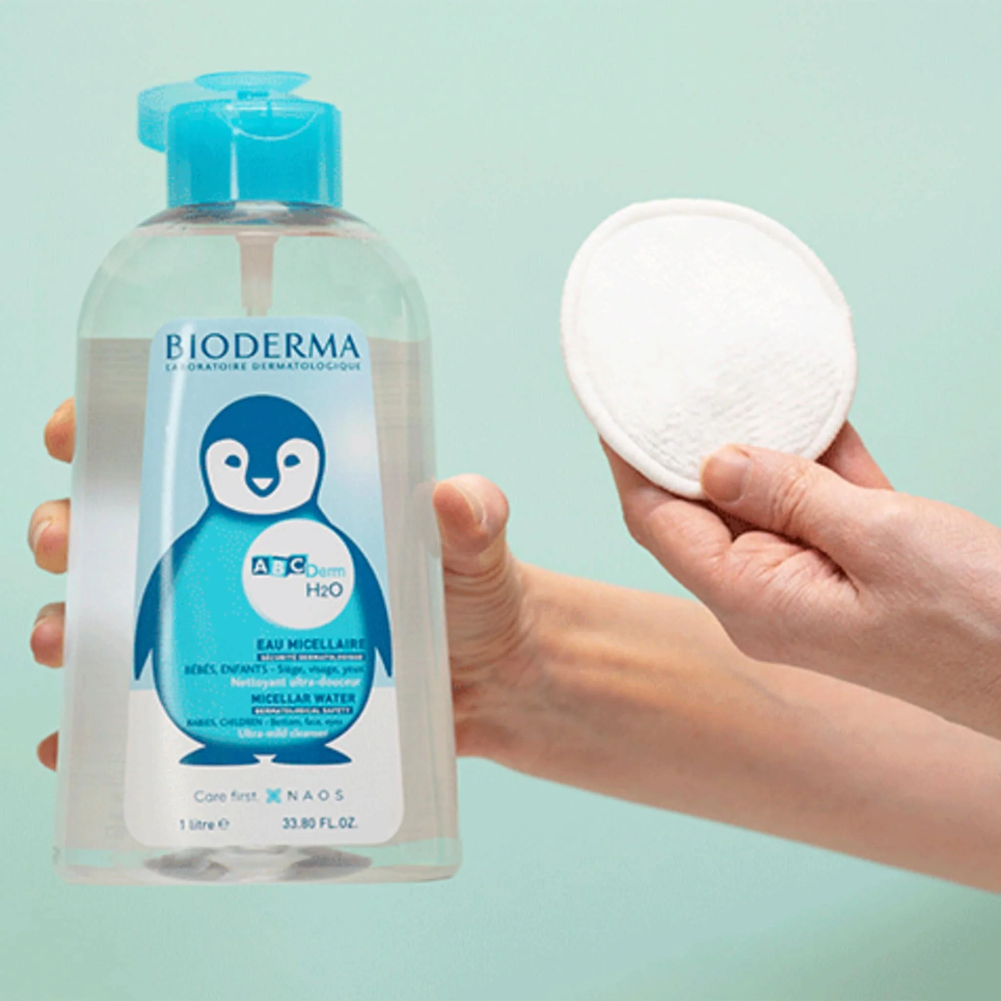 ABCDerm H2O Eau Micellaire 1L - Image 3