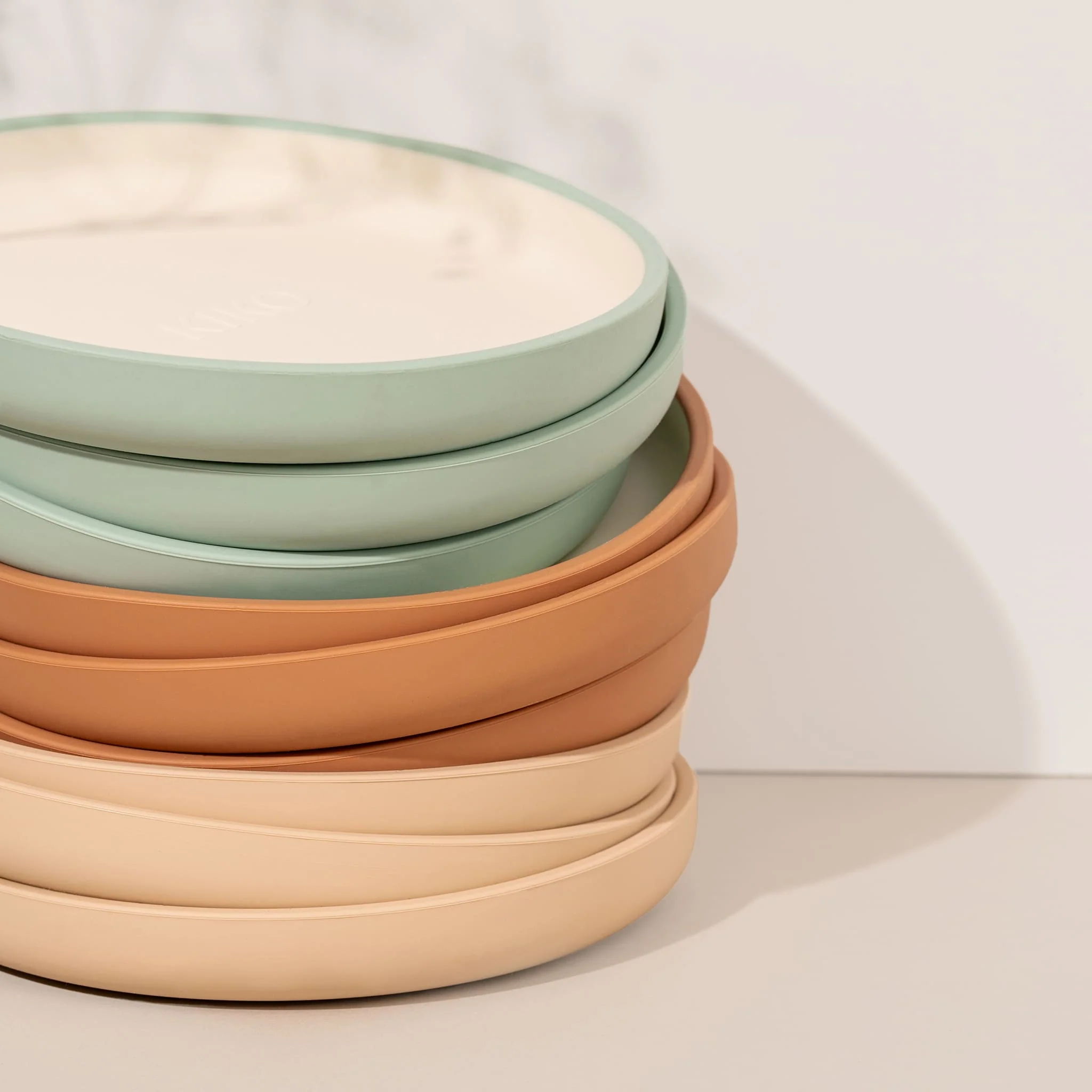 Assiette à Ventouse en Silicone - Sable - Image 3