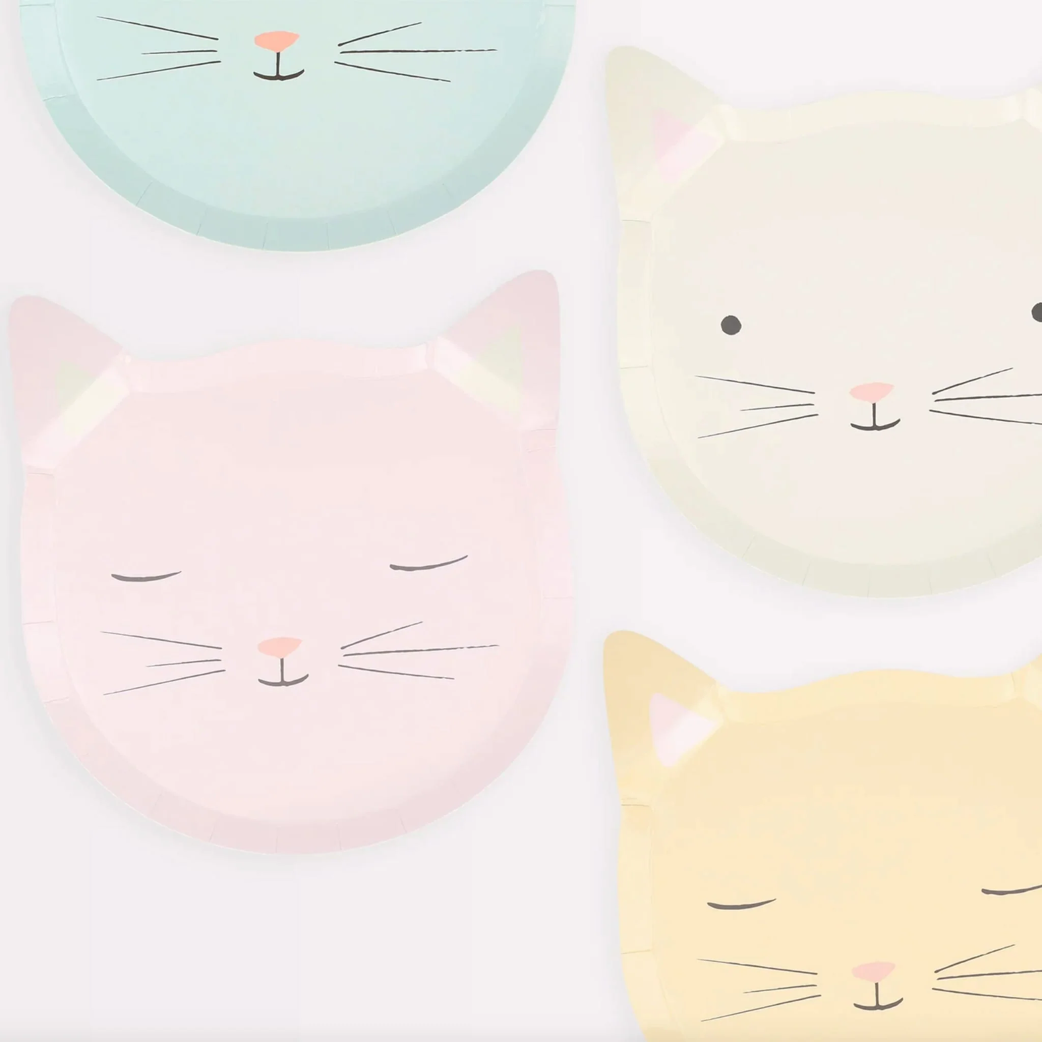 Assiettes de Carton (8) - Chatons Mignons - Image 2