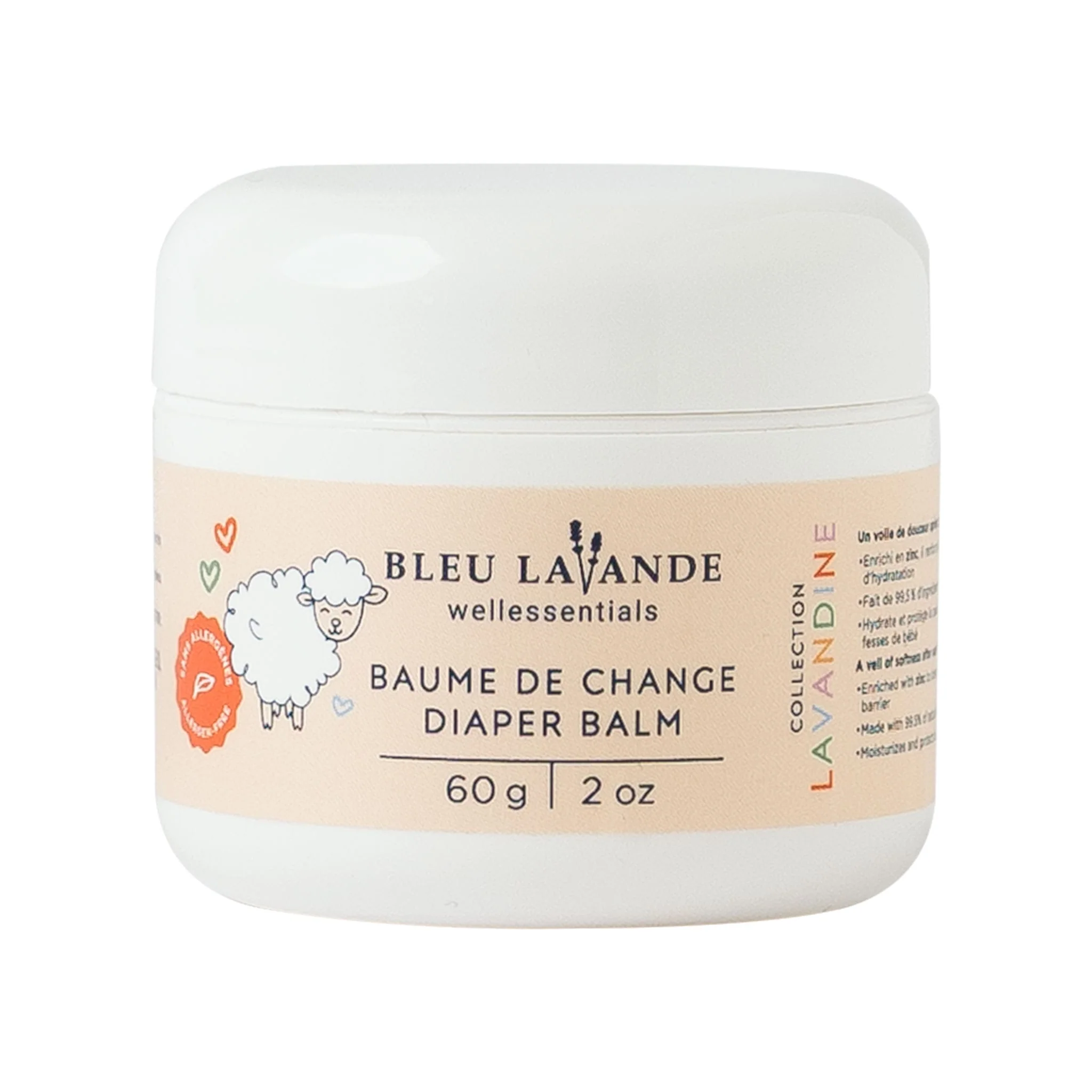 Baume de Change pour Bébé Lavandine – 60 g