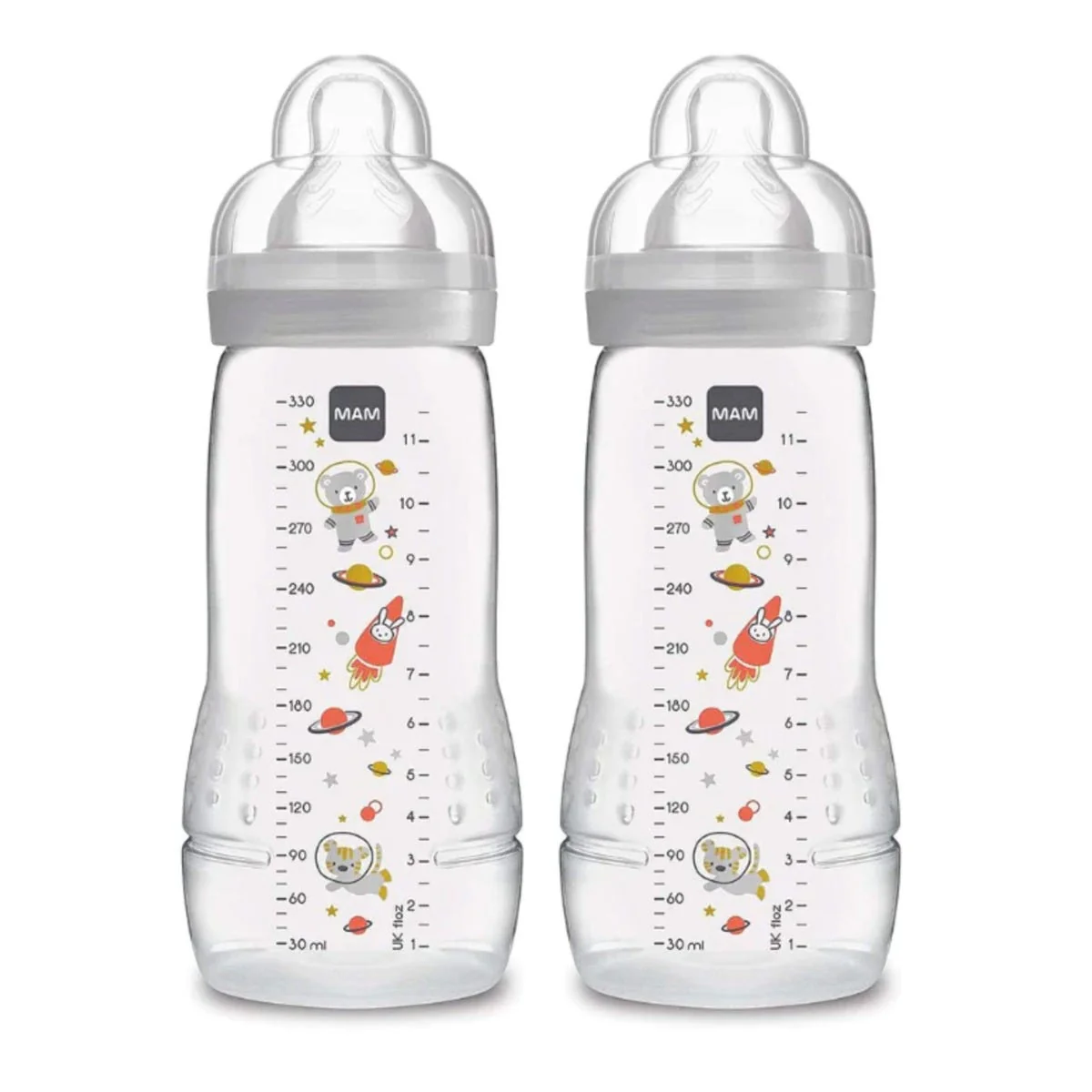 Biberon Easy Active 11oz (2) - Gris