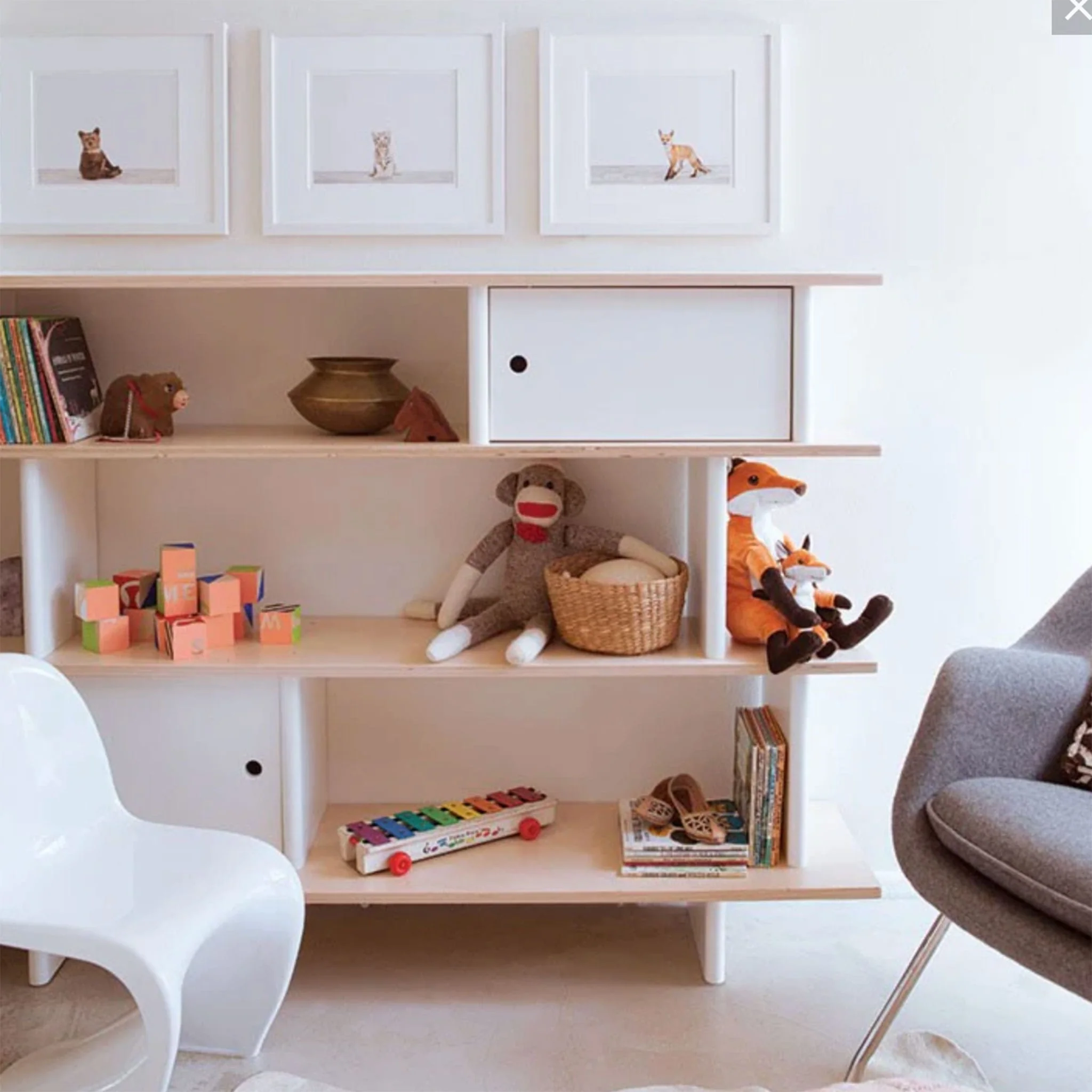 Bibliotheque Horizontal- Naturel/ Blanc - Image 9