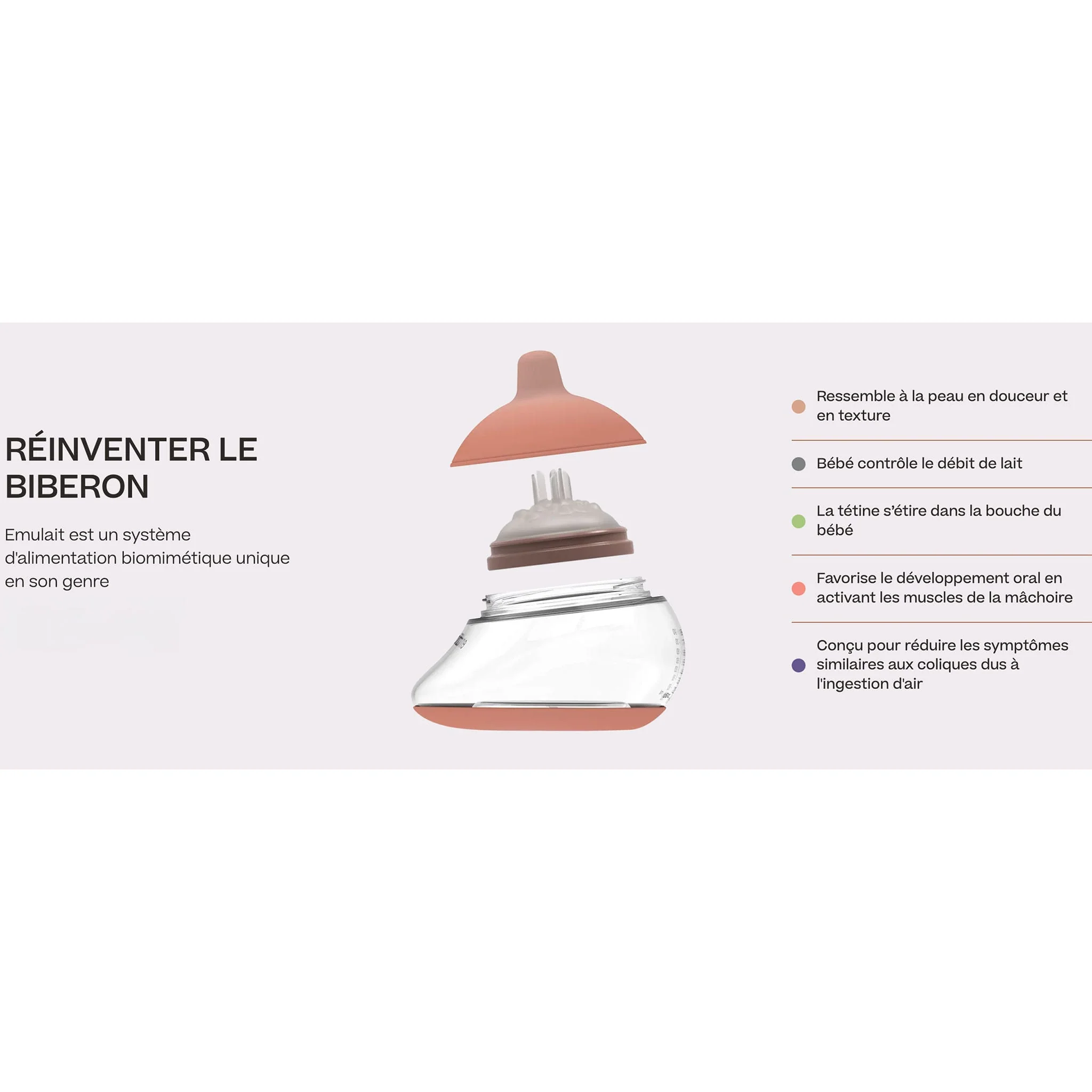 Le biberon Classique - Tétine Grandeur 4 / Couleur Médium - Image 8