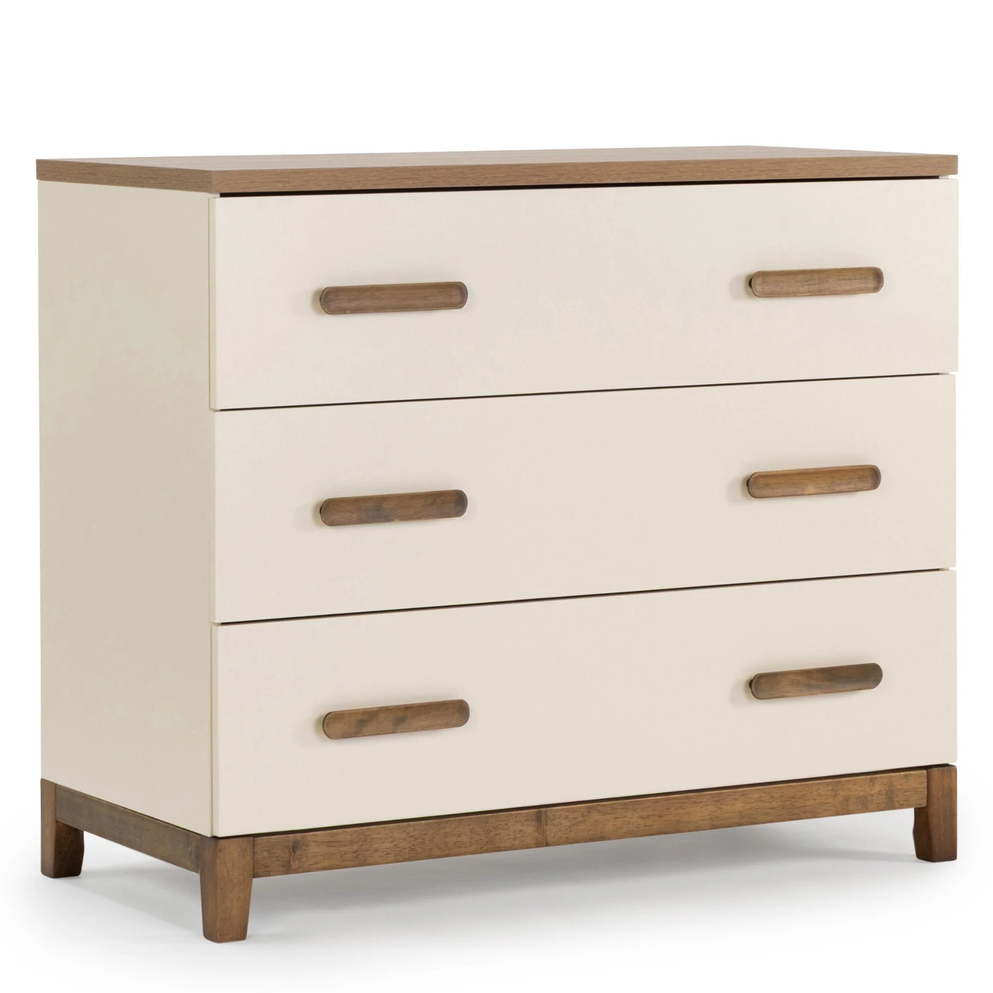 Commode 3 Tiroirs Lala - Amande Noyer
