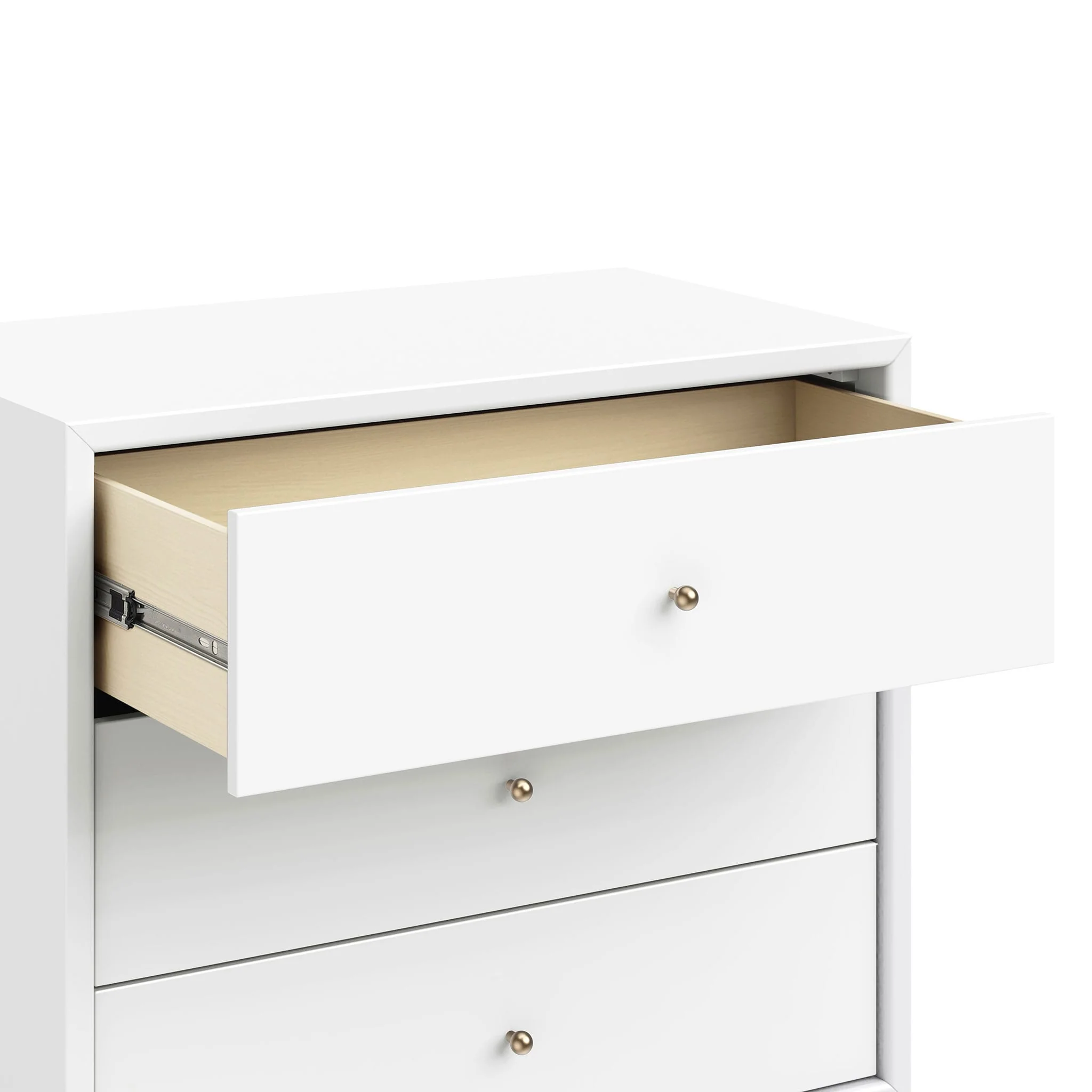 Bureau 3 Tiroirs Palma Blanc - Image 6