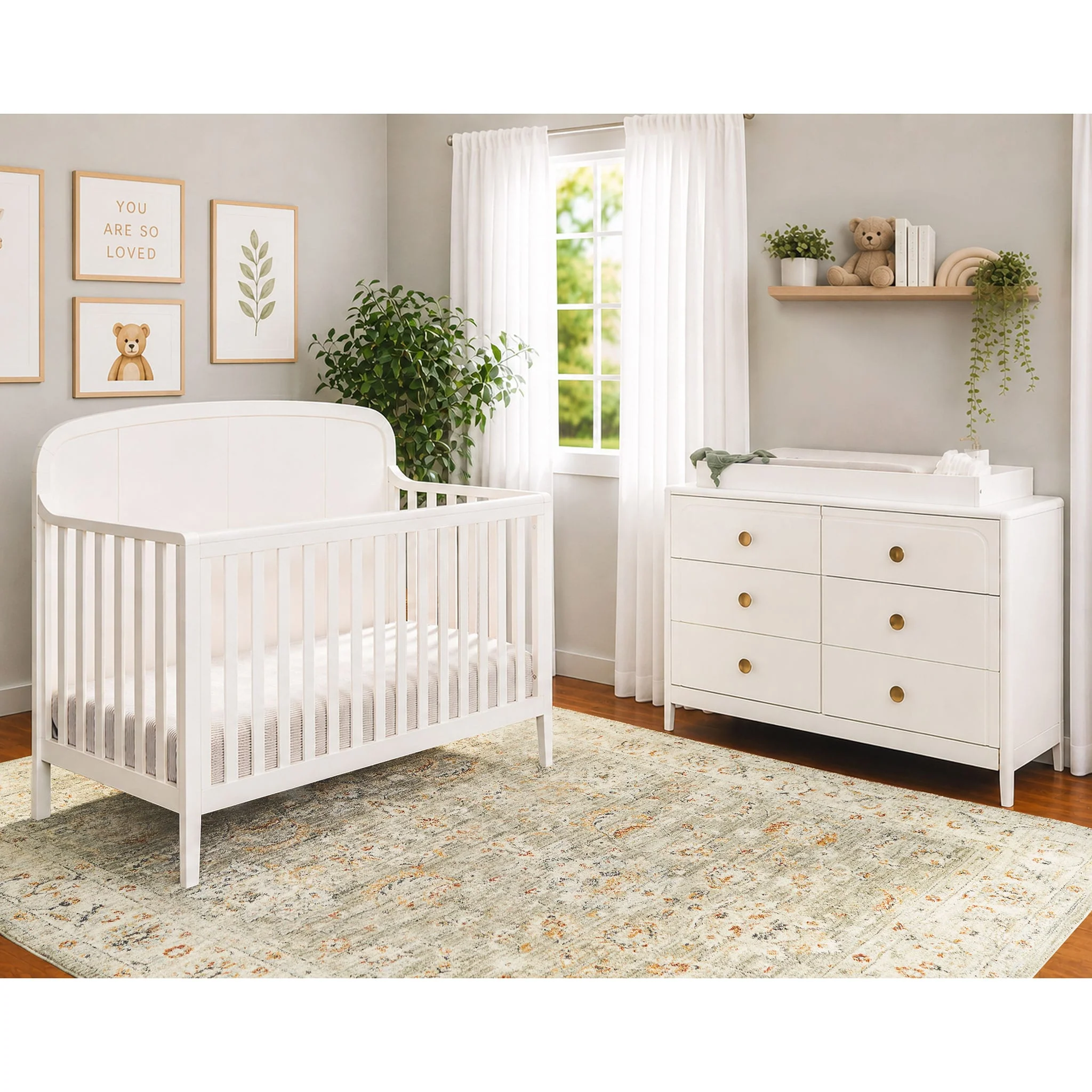 Commode à 6 tiroirs Briar - Blanc - Image 14
