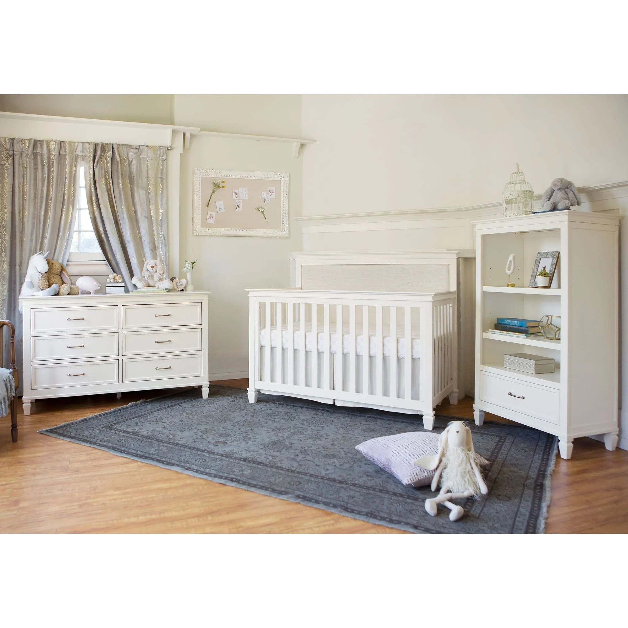Commode 6 Tiroirs Darlington - Blanc Chaud - Image 9