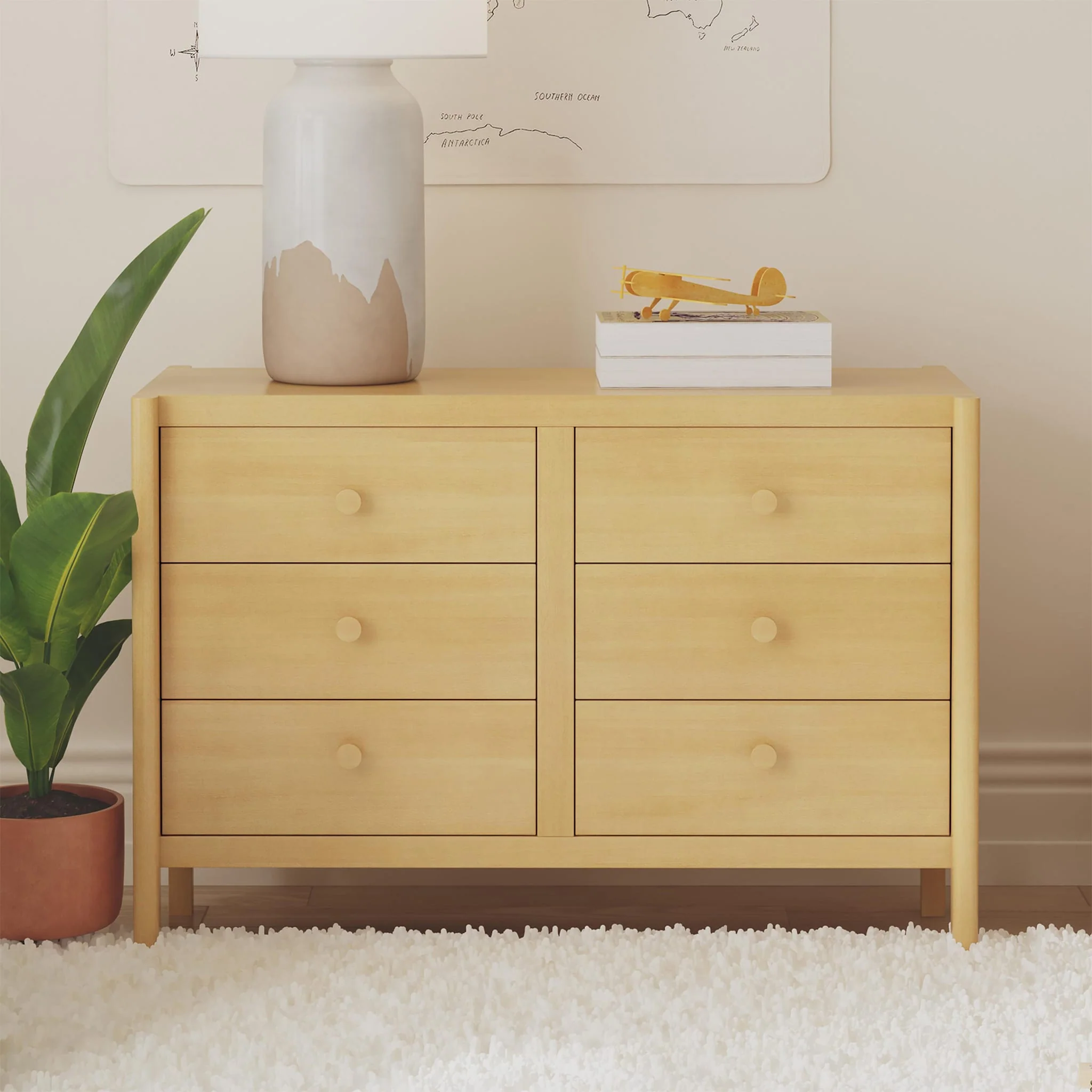 Commode 6 Tiroirs Birdie - Miel - Image 2