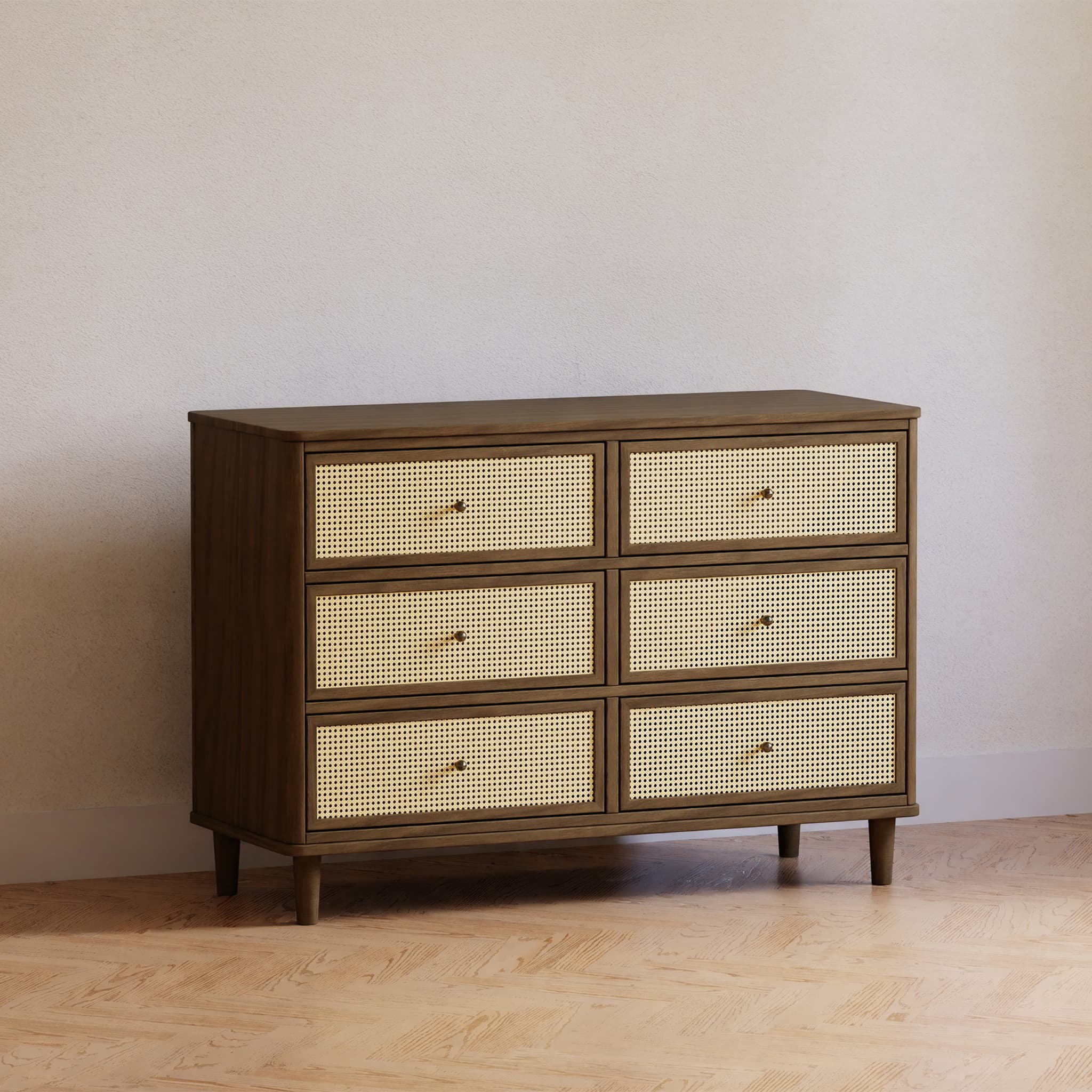 Commode 6 tiroirs noyer Marin - Image 5