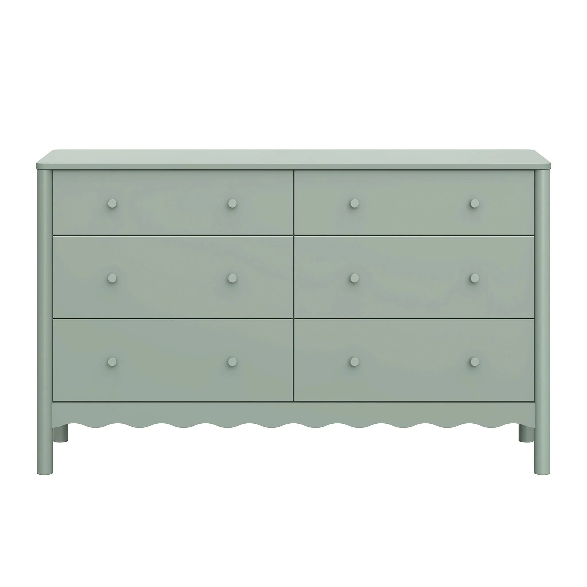 Commode 6 Tiroirs Sweel - Sauge