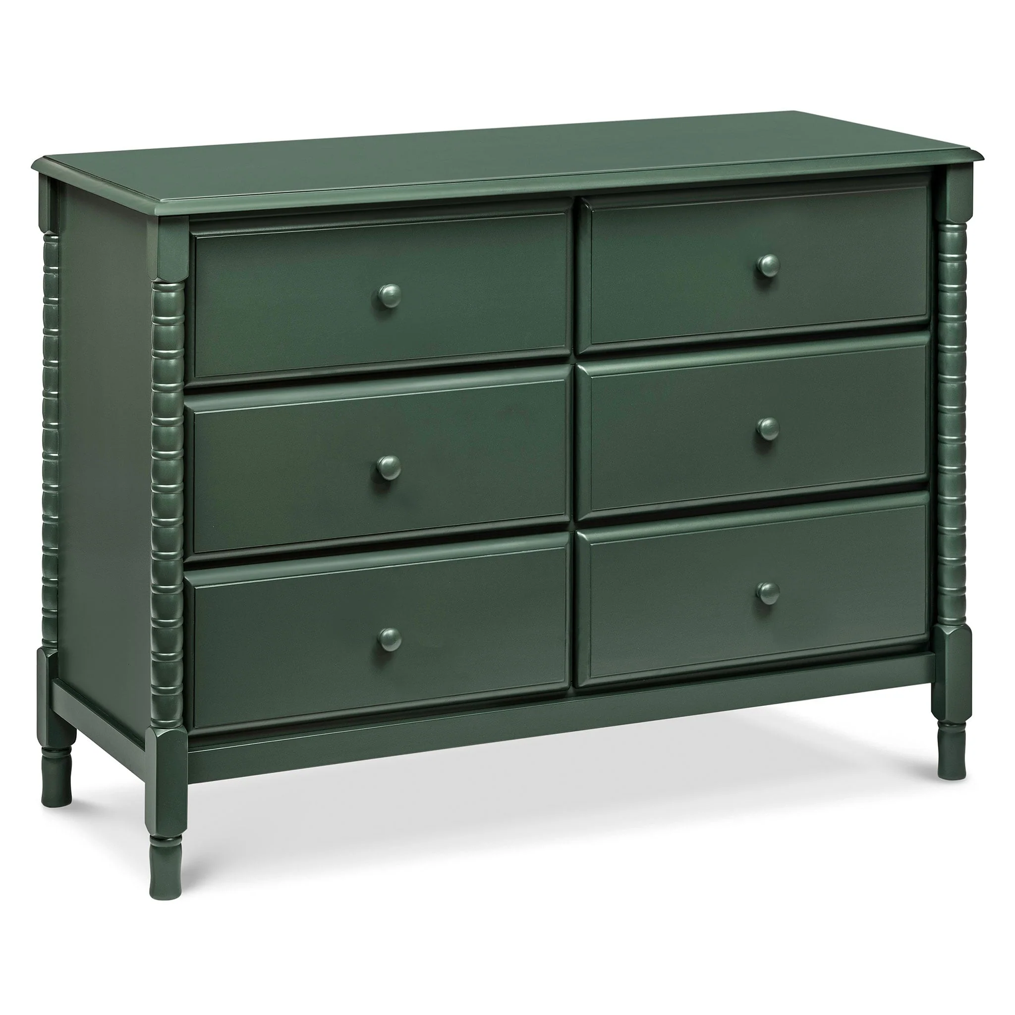 Commode 6 Tiroirs Jenny Lind Spindle - Vert - Image 3