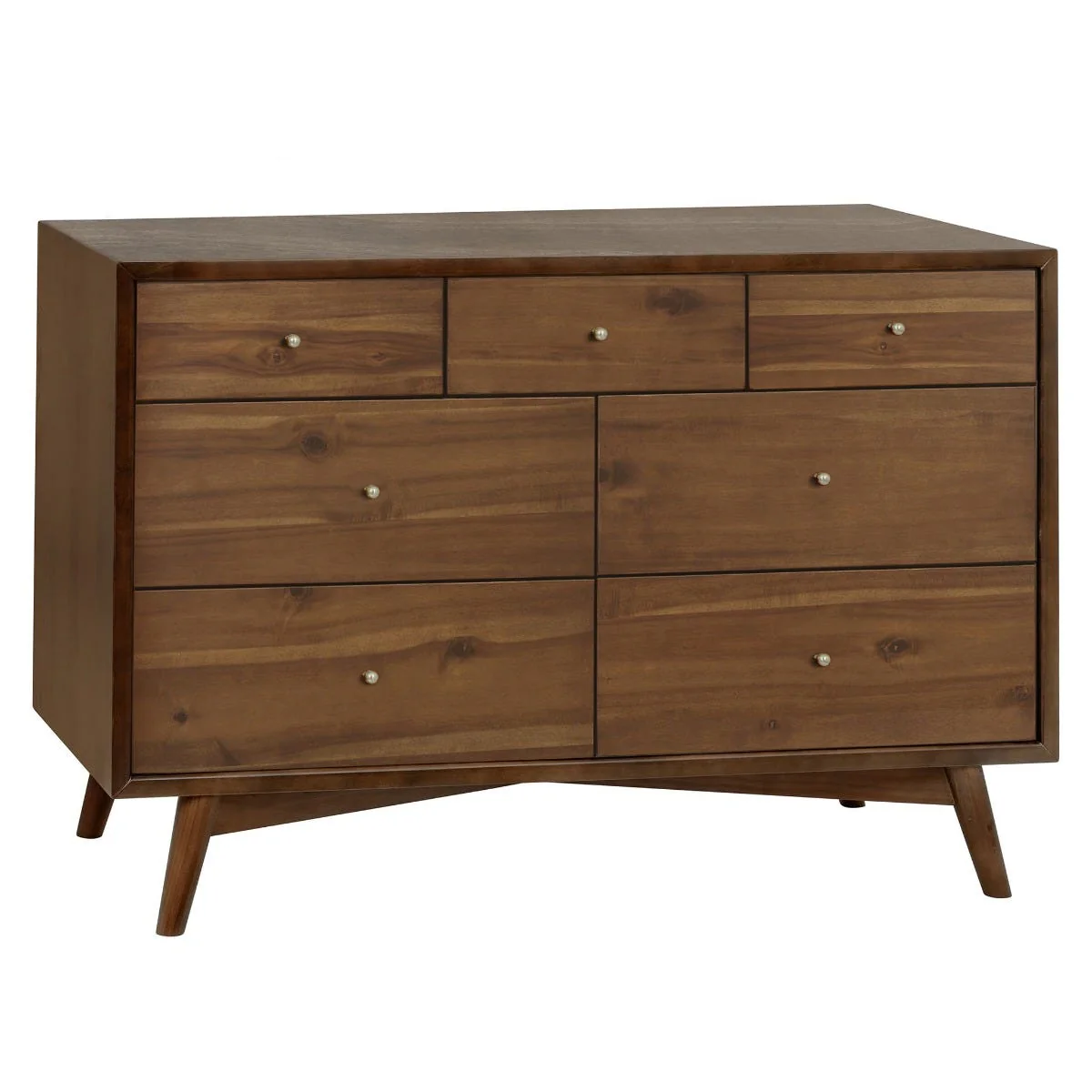Commode 7 Tiroirs Palma - Noyer Naturel - Image 2