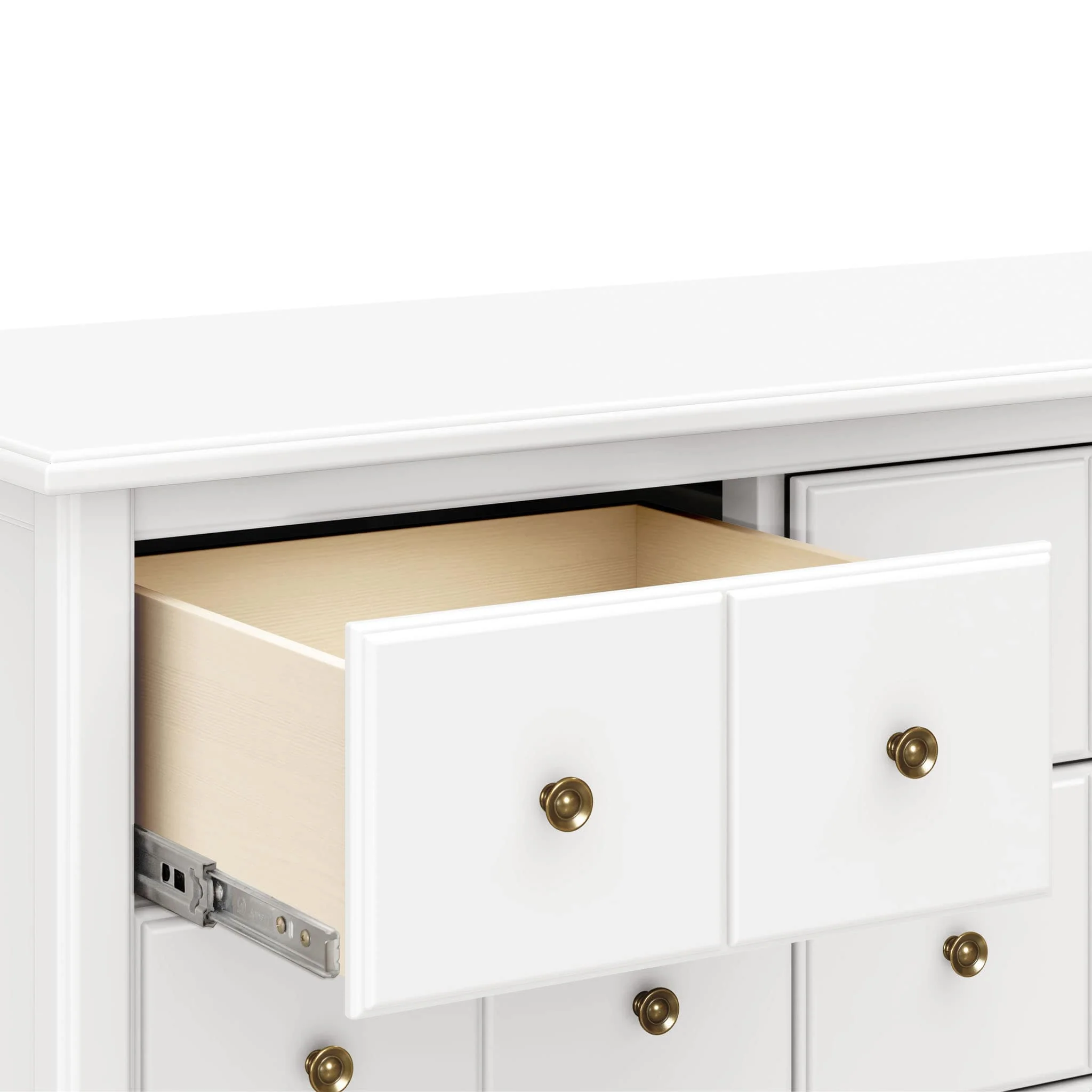 Bureau 9 Tiroirs Liberty - Blanc Chaud - Image 6