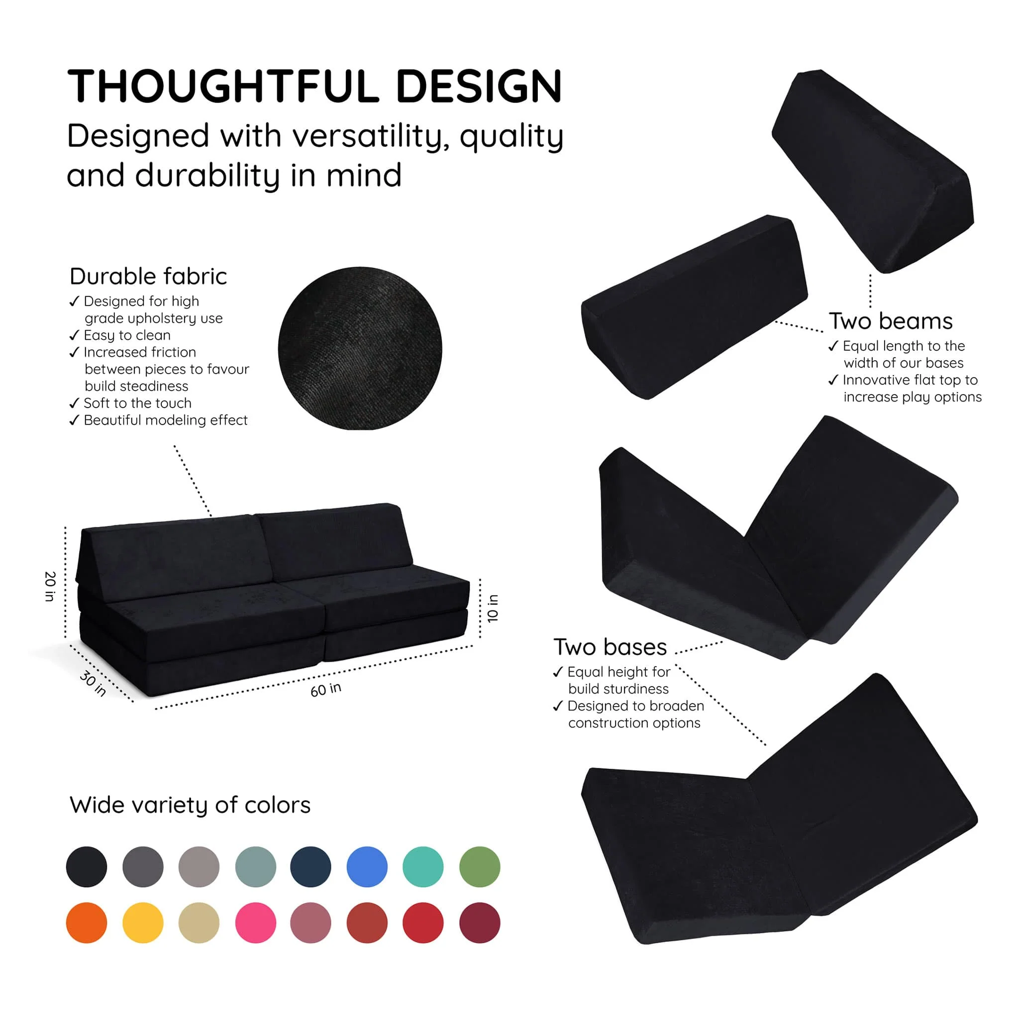 Canapé Modulaire Complet - Midnight Tide - Image 7