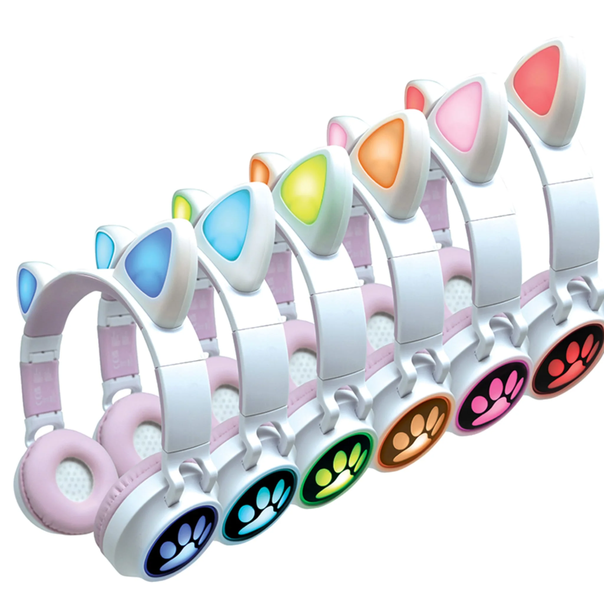 Casque Bluetooth Lumineux - Chat - Image 7