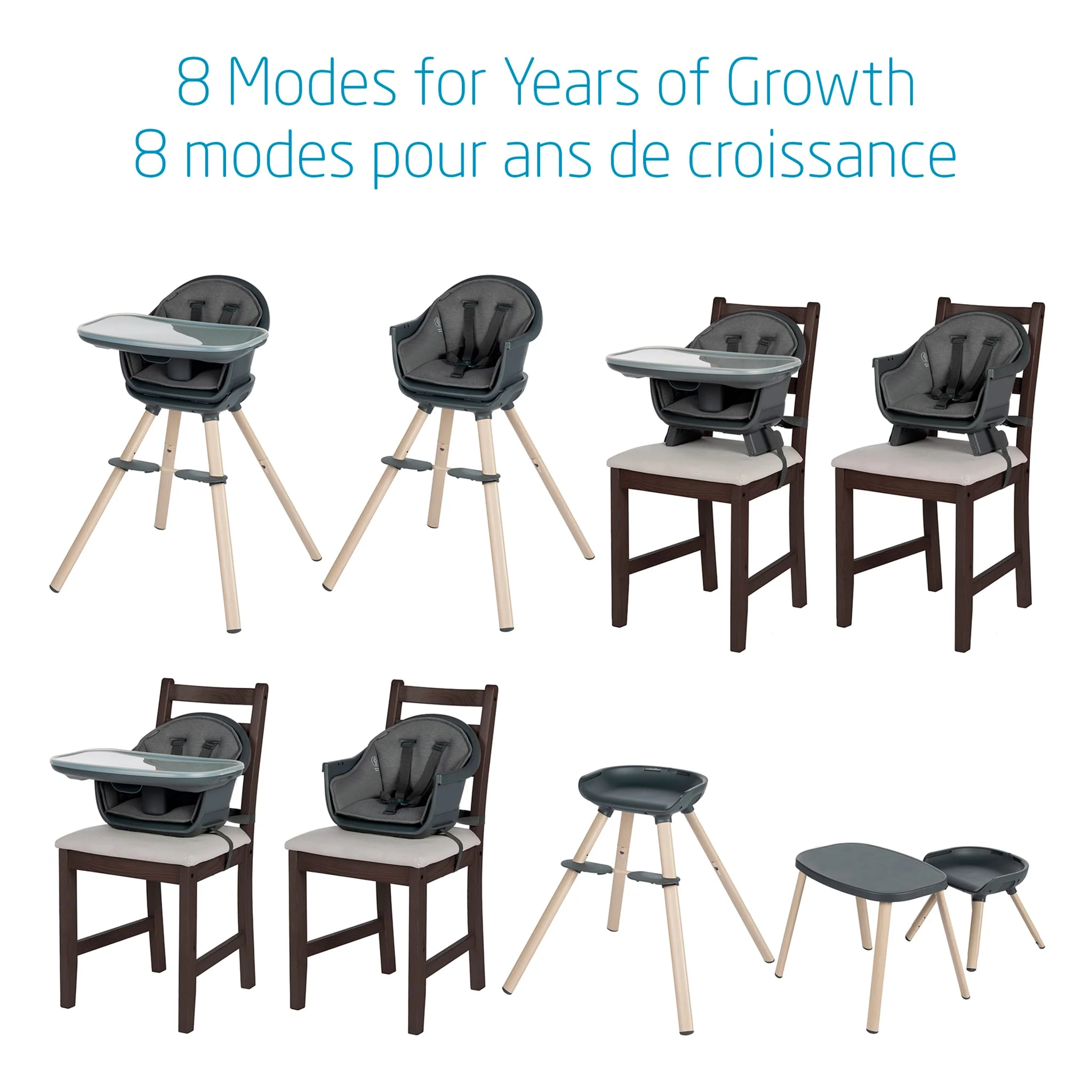 Chaise Haute Moa 8-en-1 - Beyond Graphite - Image 10
