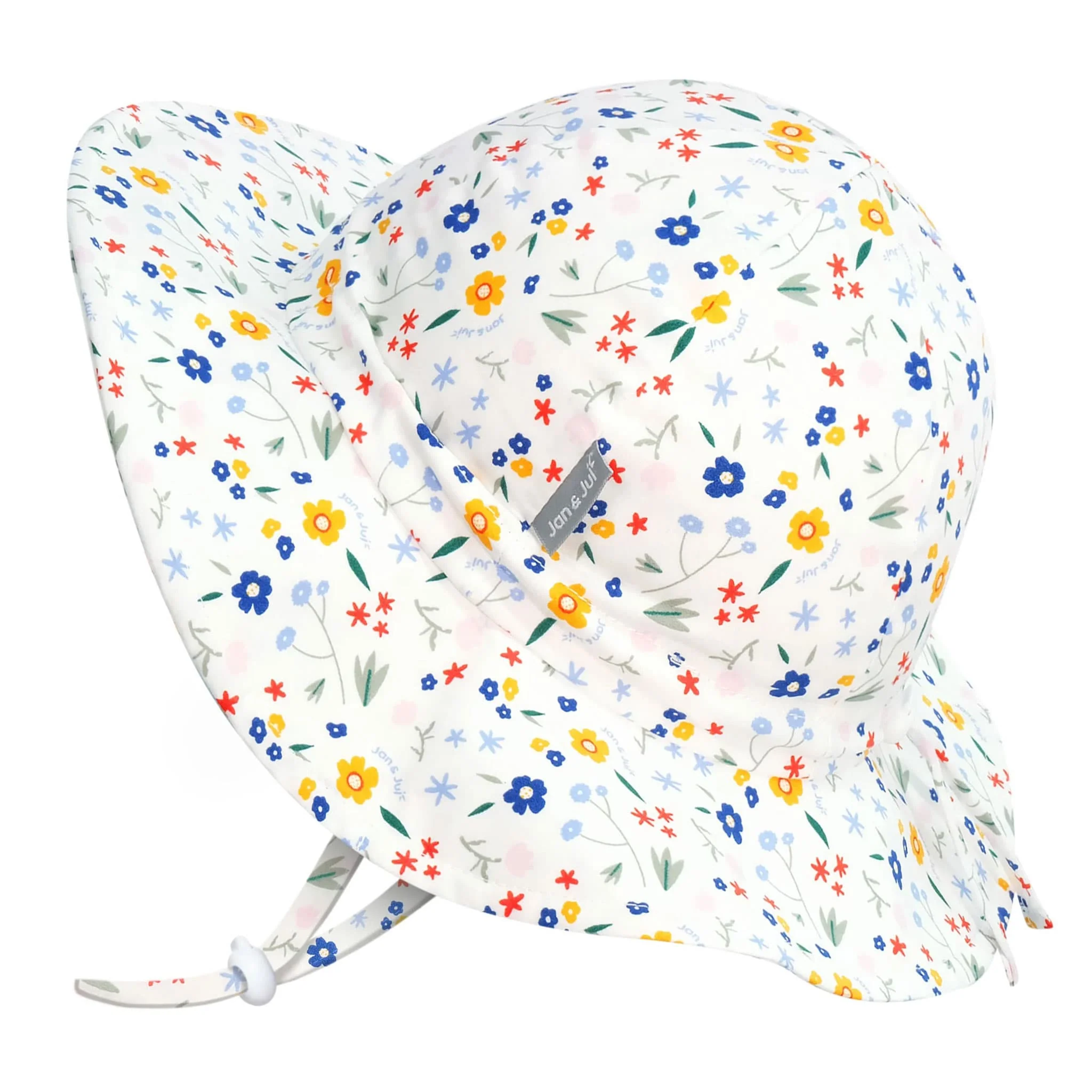 Chapeau Coton UV Fleurs 0-24mois