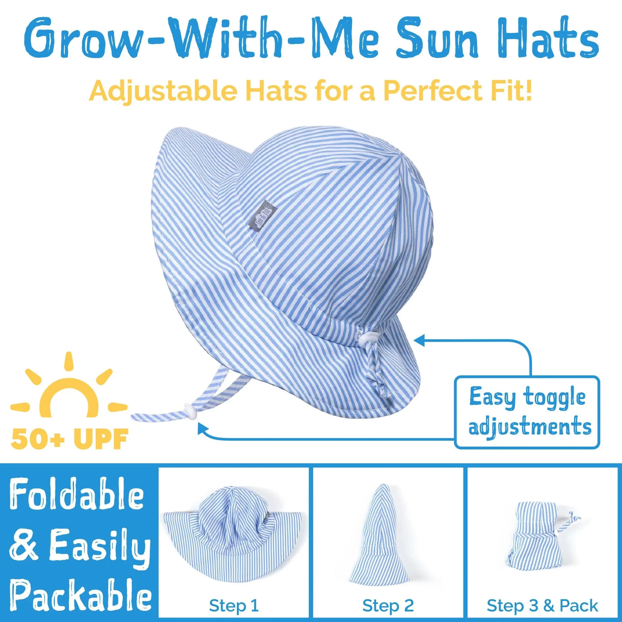 Chapeau Coton UV Fleurs 2-5ans - Image 4