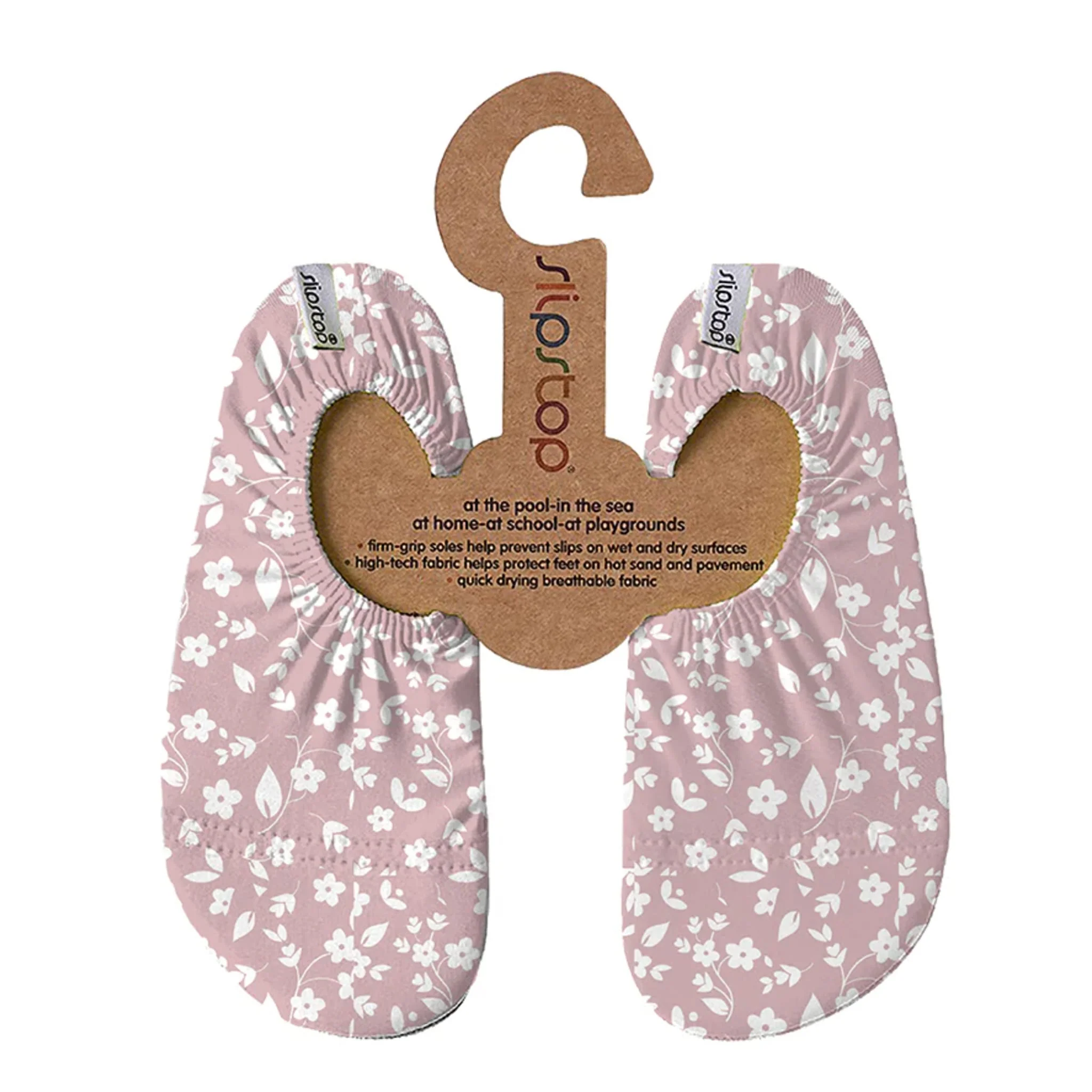 Chaussons Fleurs Roses  Pointures 18-27
