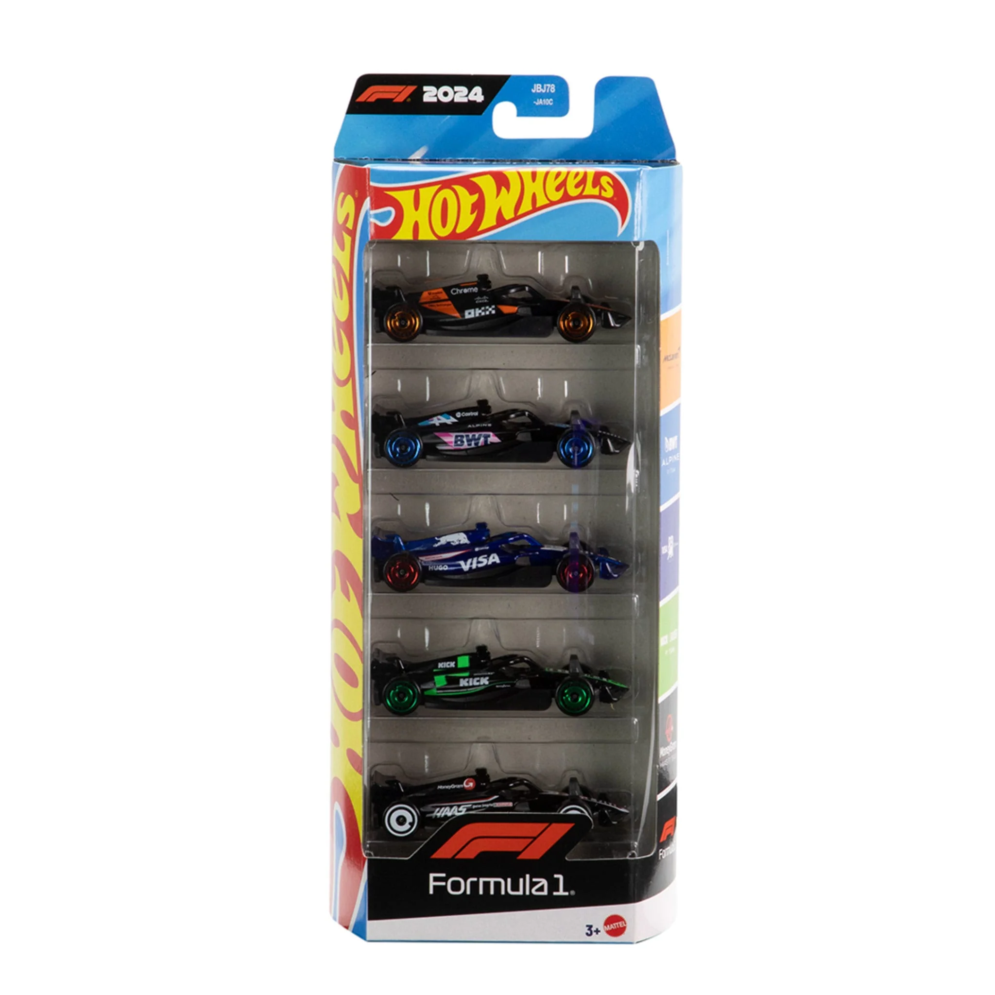 Coffret 5 Véhicules Formule 1 - Hot Wheels