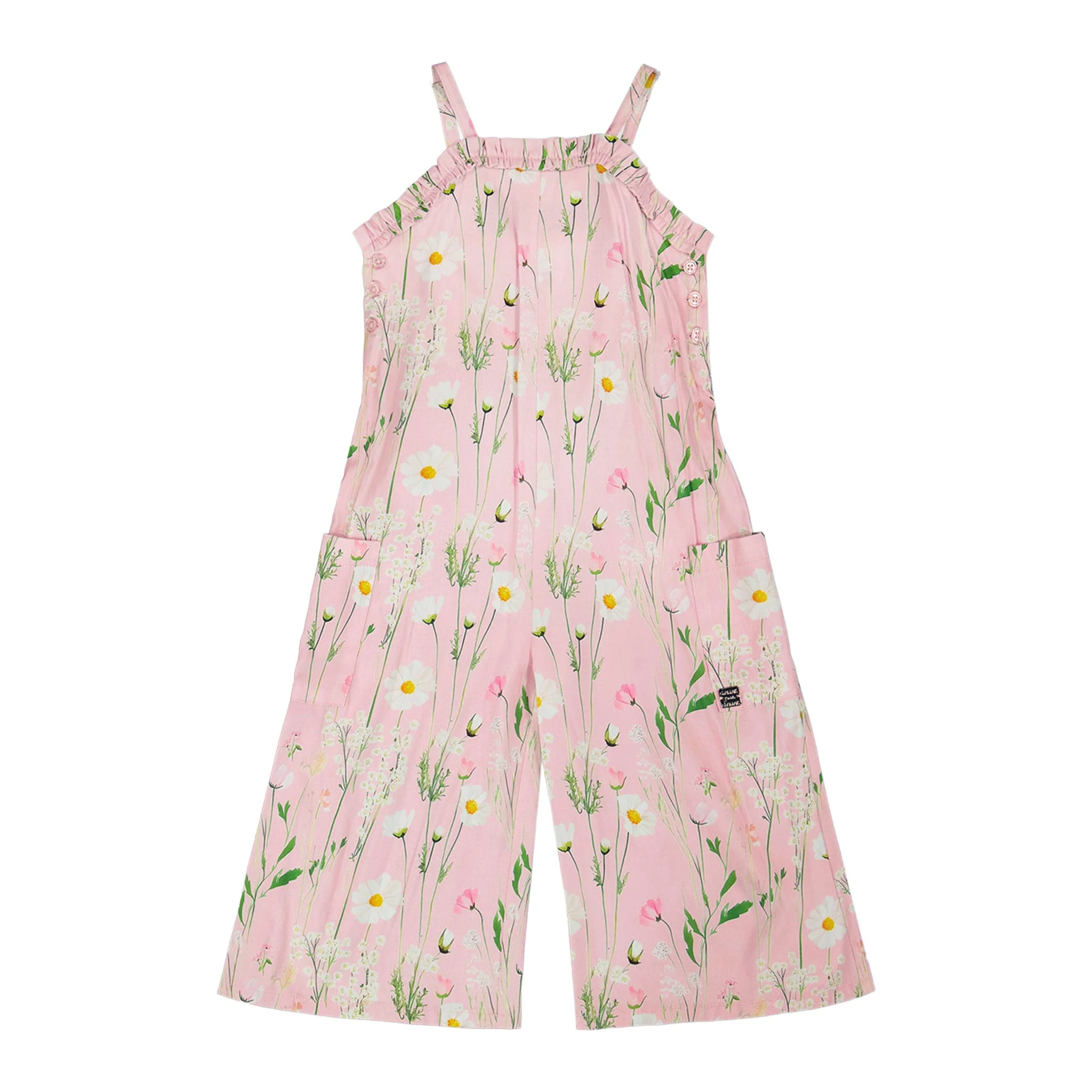Combinaison Fleurs Chapeau 7-10ans