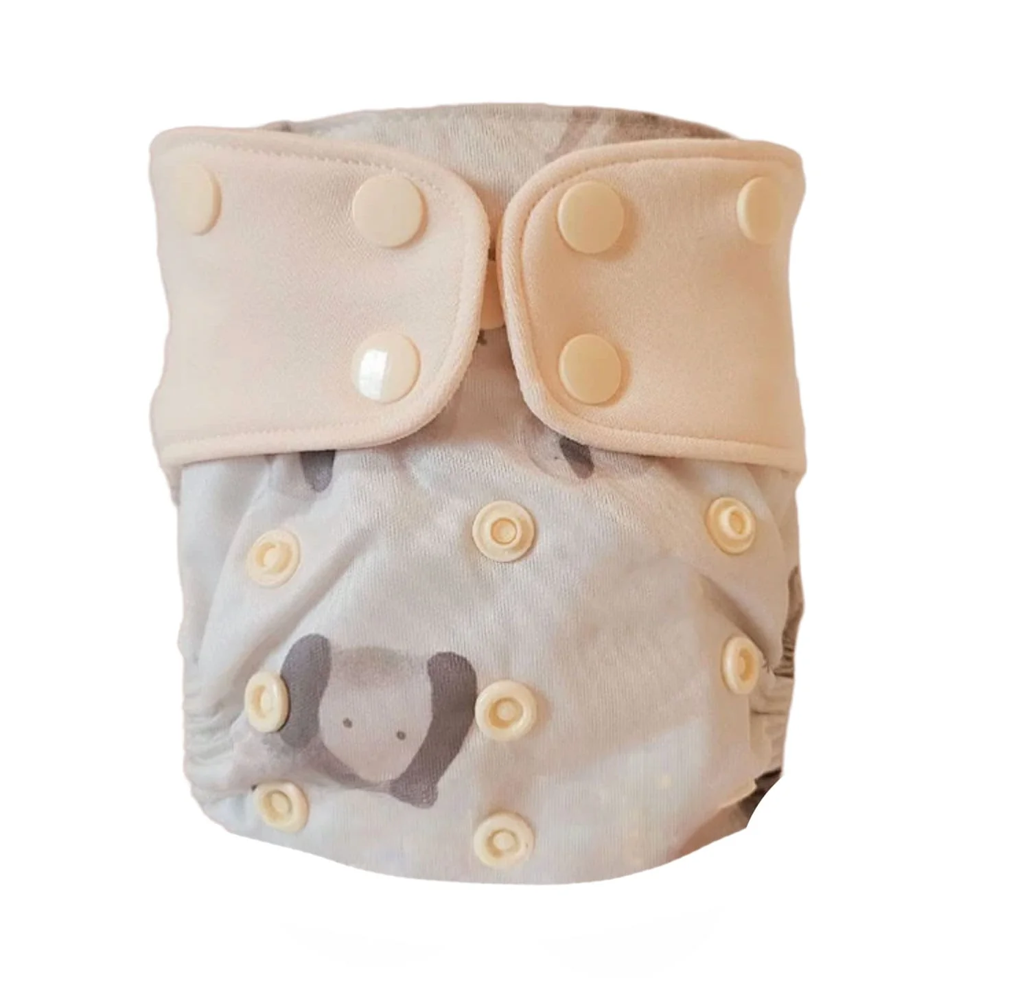 Couche Lavable Nouveau-né - Éléphants