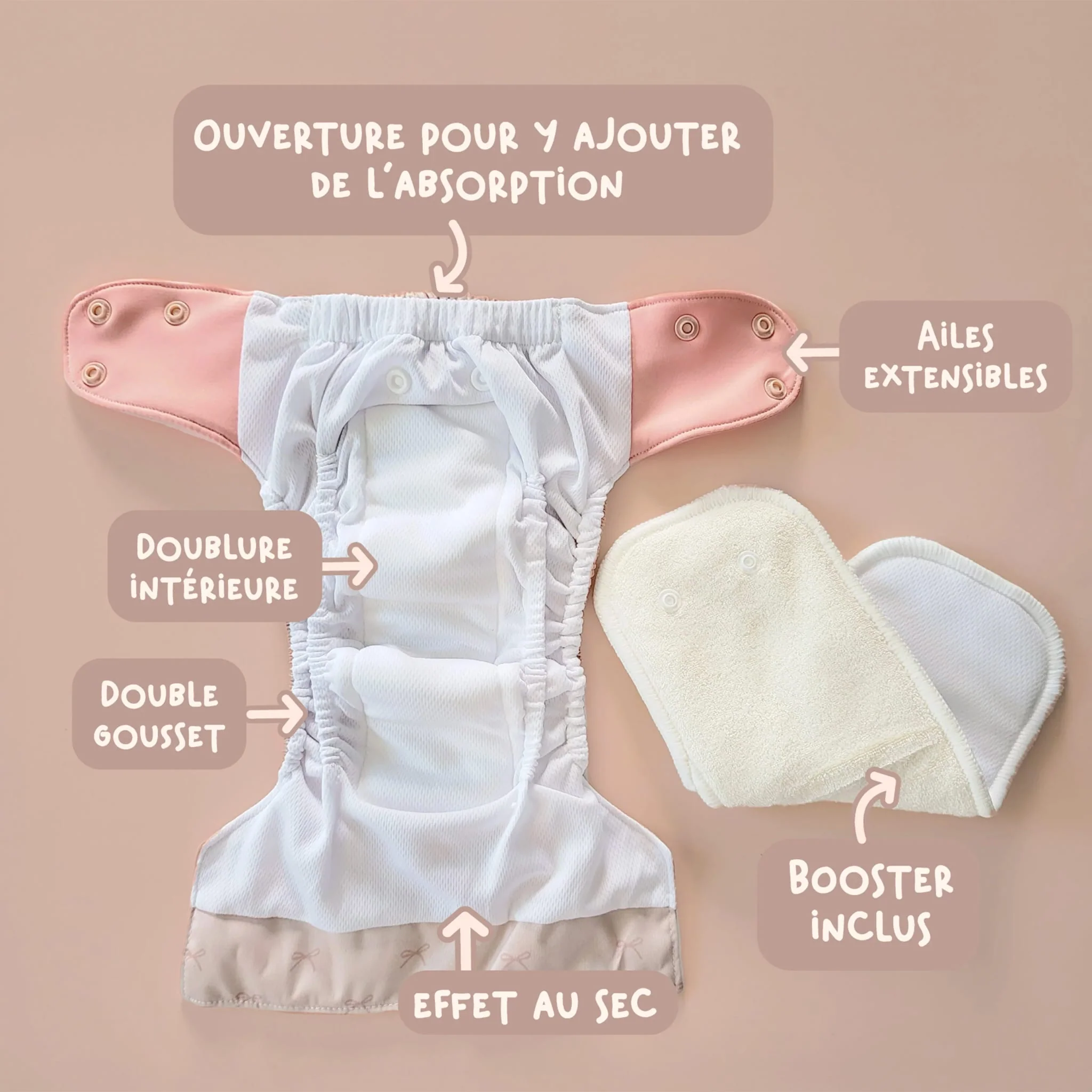 Couche Lavable Nouveau-né - Forêt - Image 4