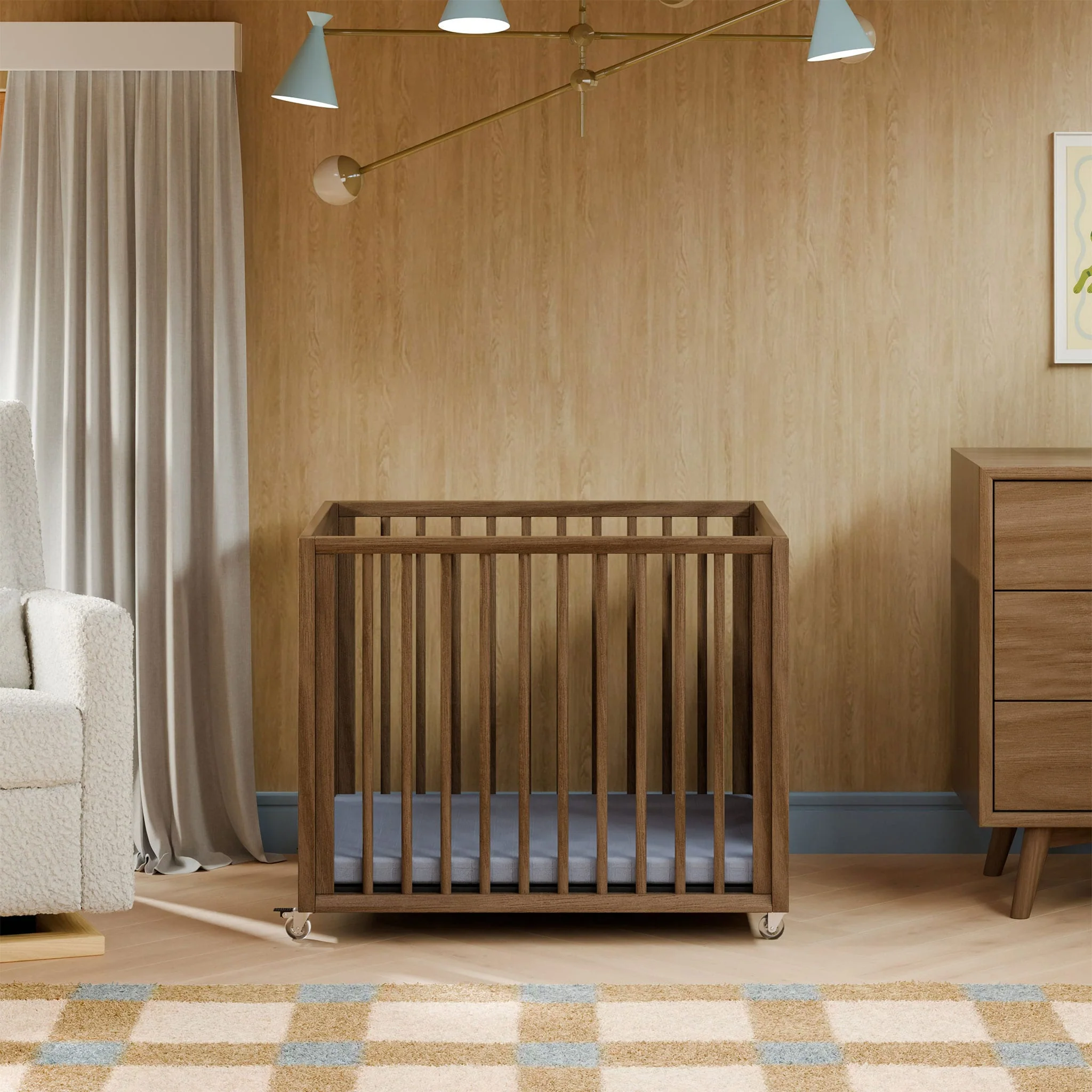 Couchette Convertible Palma 8-en-1 - Noyer Naturel - Image 11