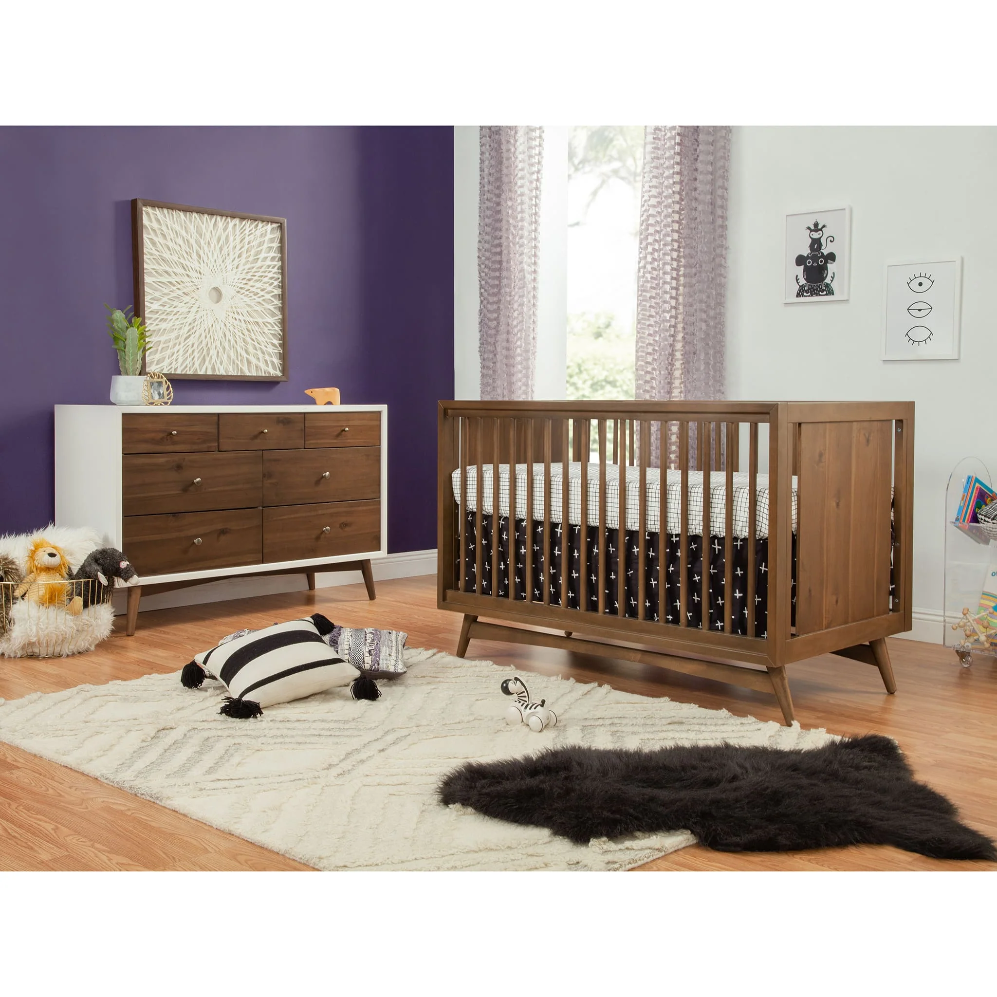 Couchette Convertible 3 en 1 Peggy - Noyer Naturel - Image 11