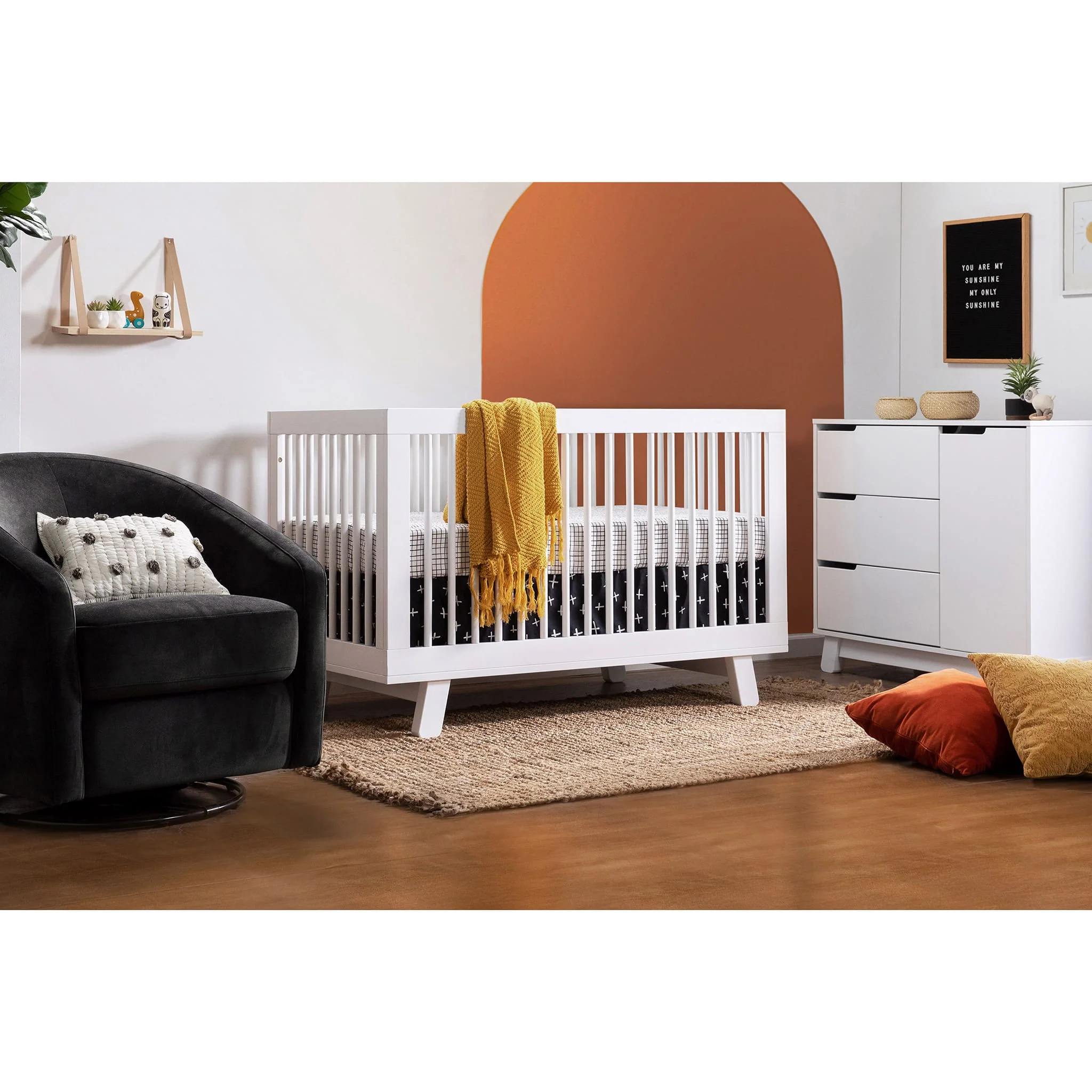 Couchette Convertible 3 en 1 Hudson - Blanc - Image 2