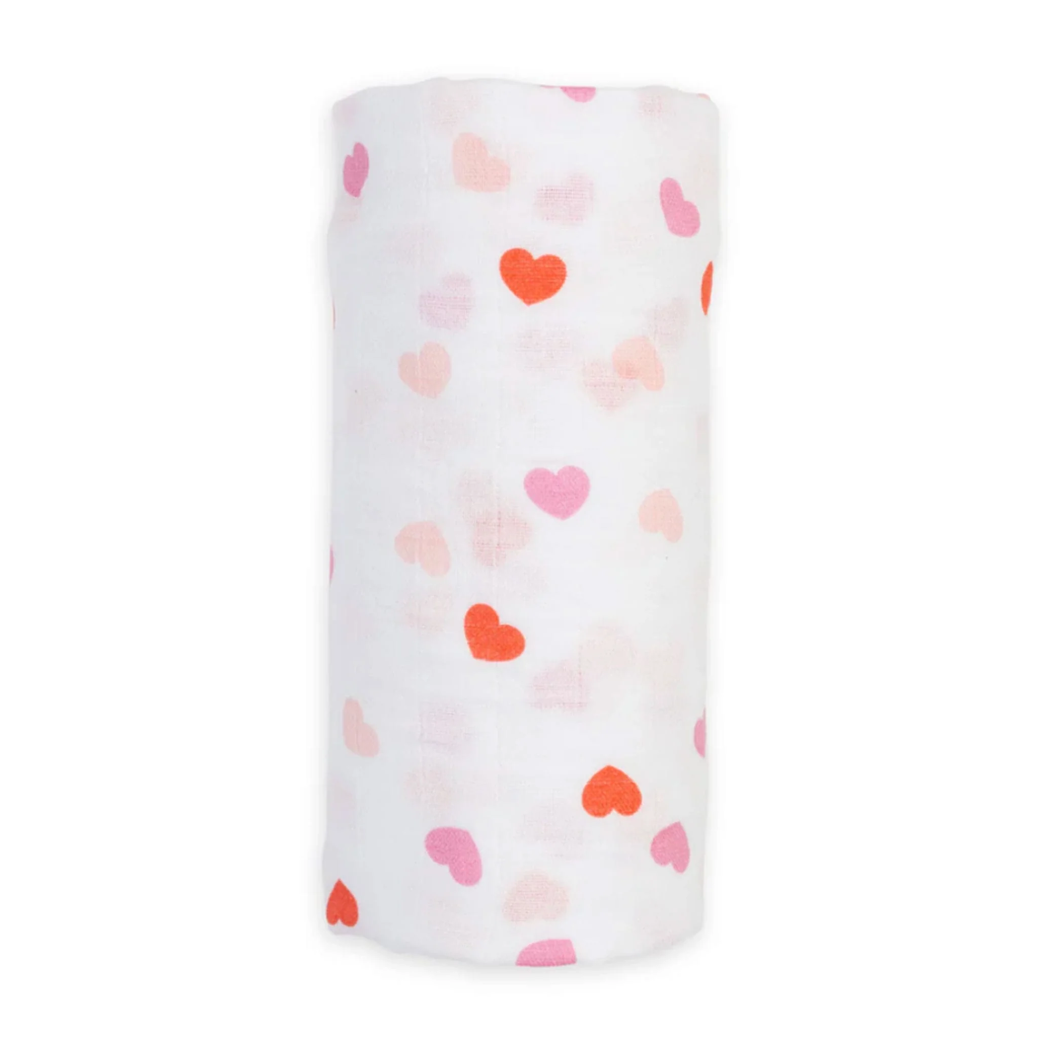 Couverture Mousseline - Coeurs