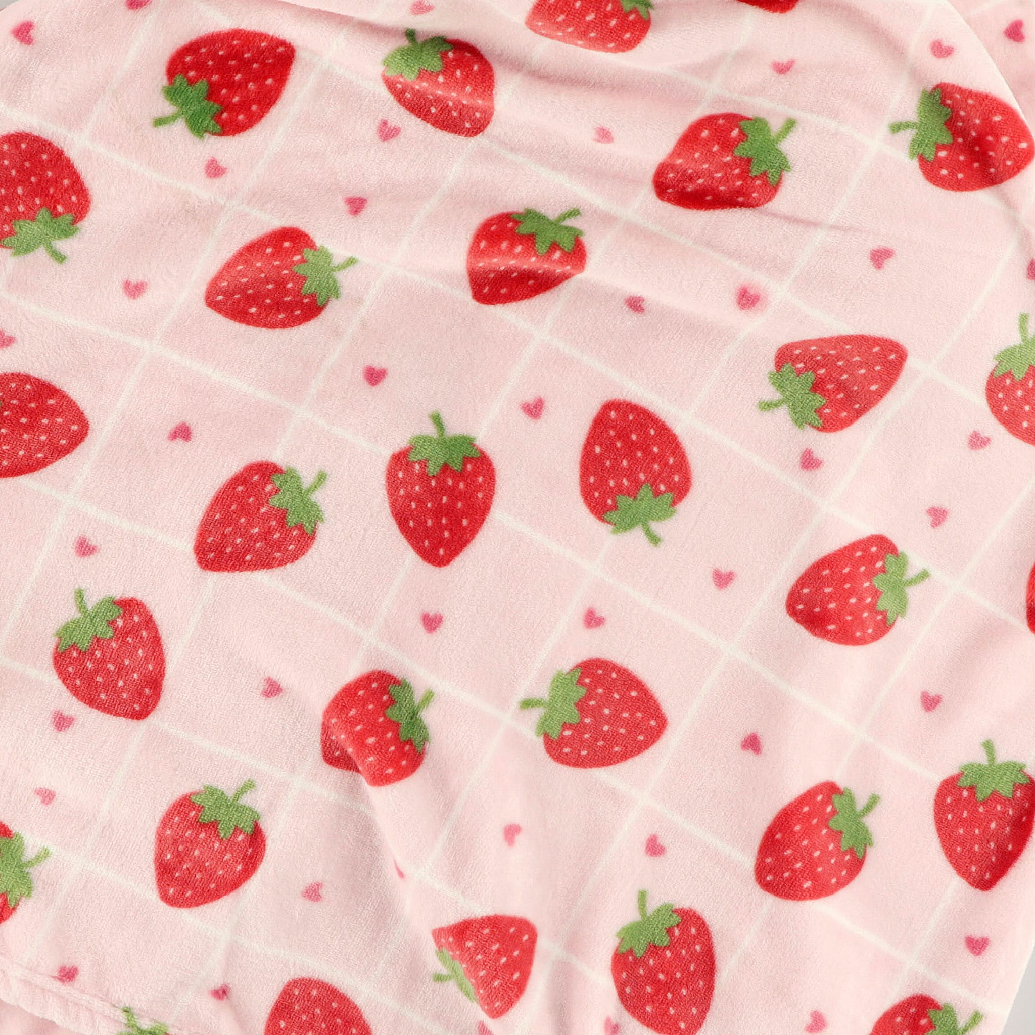 Couverture Peluche Fraises - Image 3