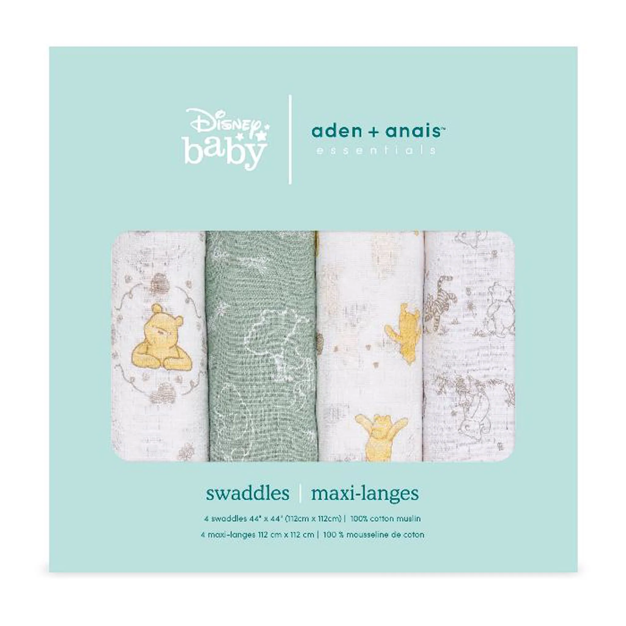 Couvertures en mousseline de coton Essentials (4)- Disney™ Winnie et ses Amis - Image 3