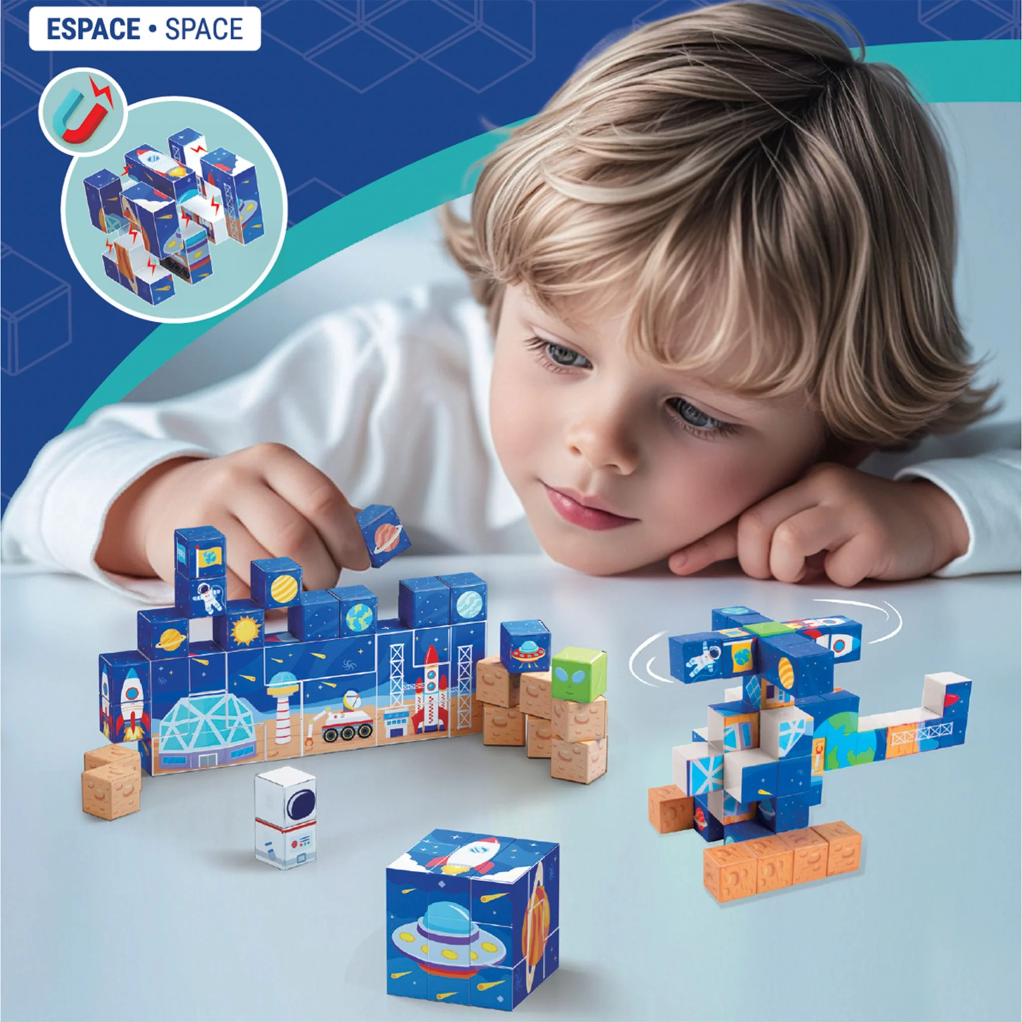 Cubes Magnétiques - Espace - Image 2