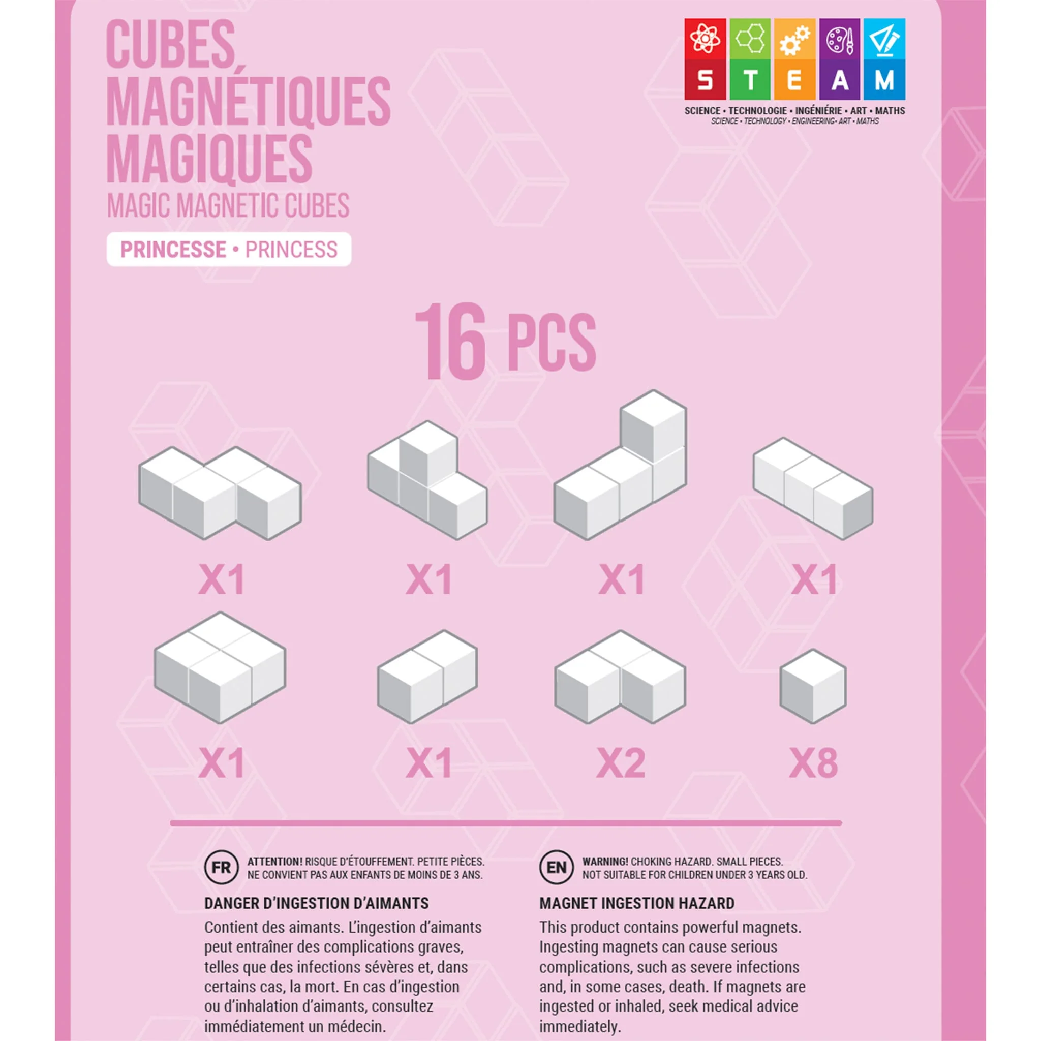 Cubes Magnétiques - Princesse - Image 5