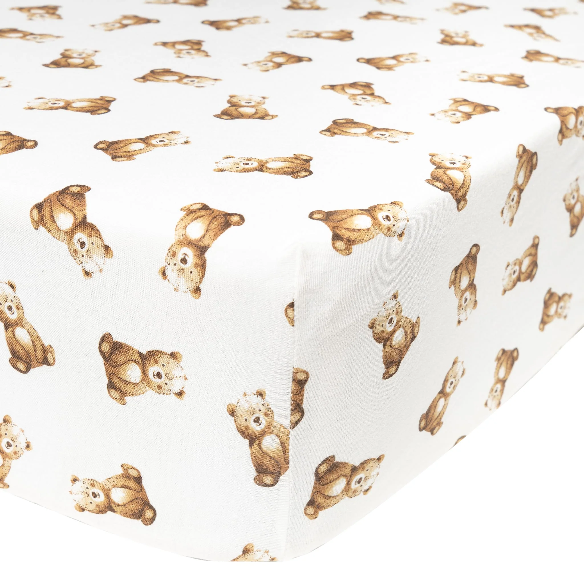 Drap Contour pour Lit de Bébé - Oursons