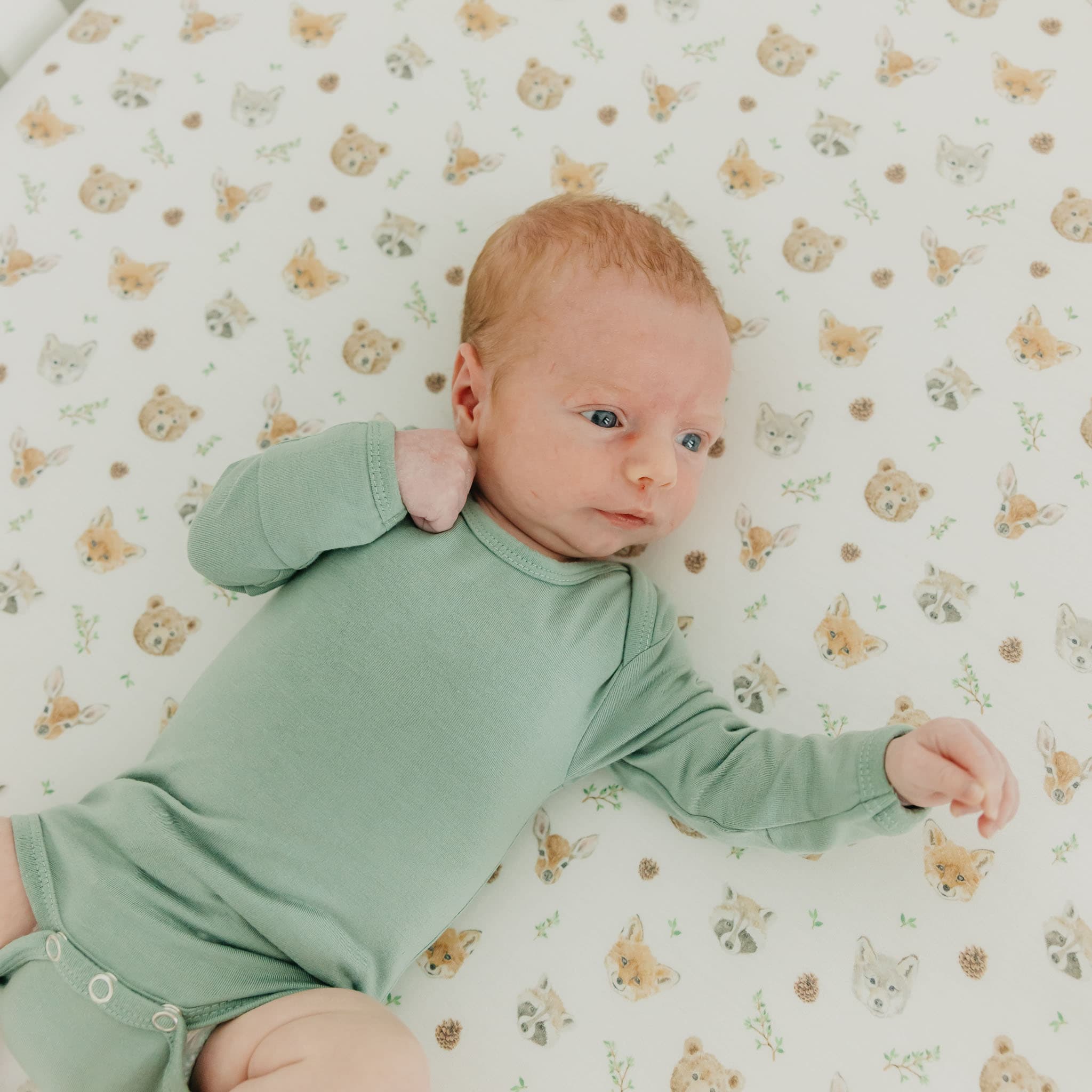 Drap Contour pour Lit de Bébé - Forêt - Image 3