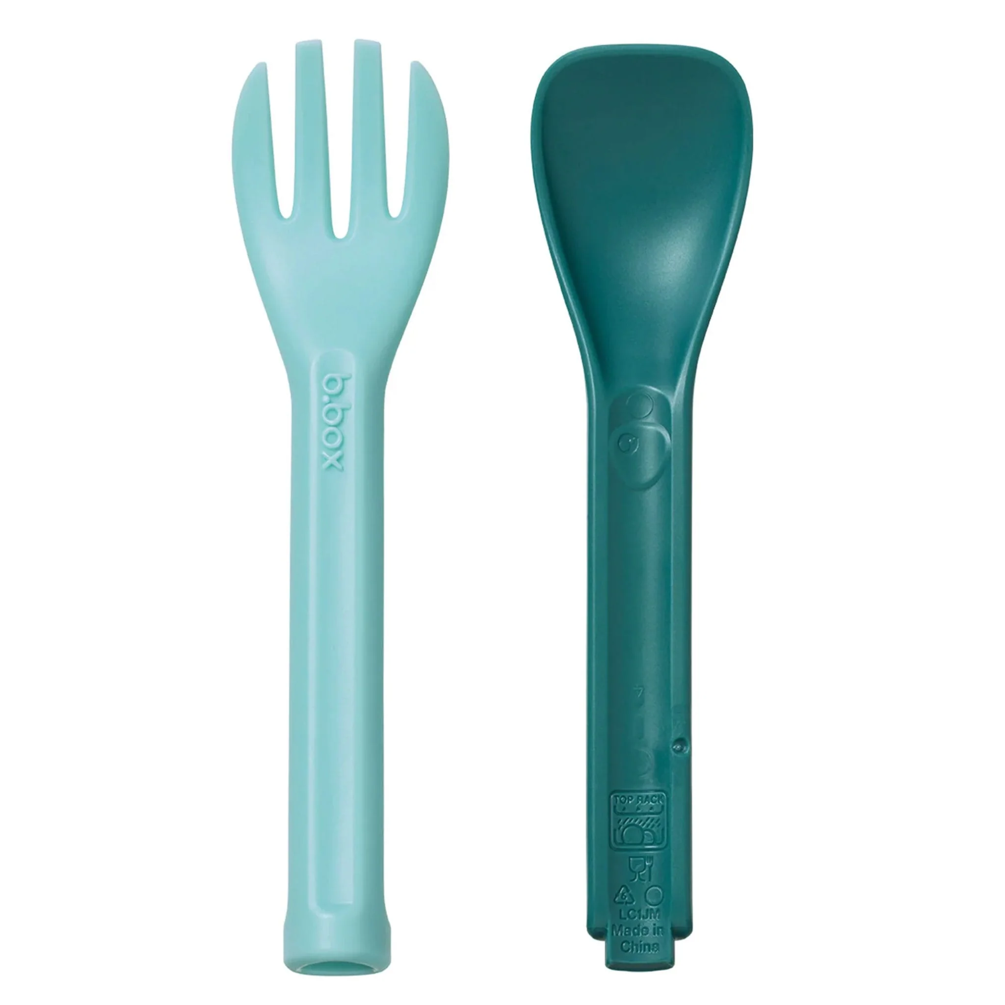 Duo Ustensiles - Rose Et Vert - Image 6
