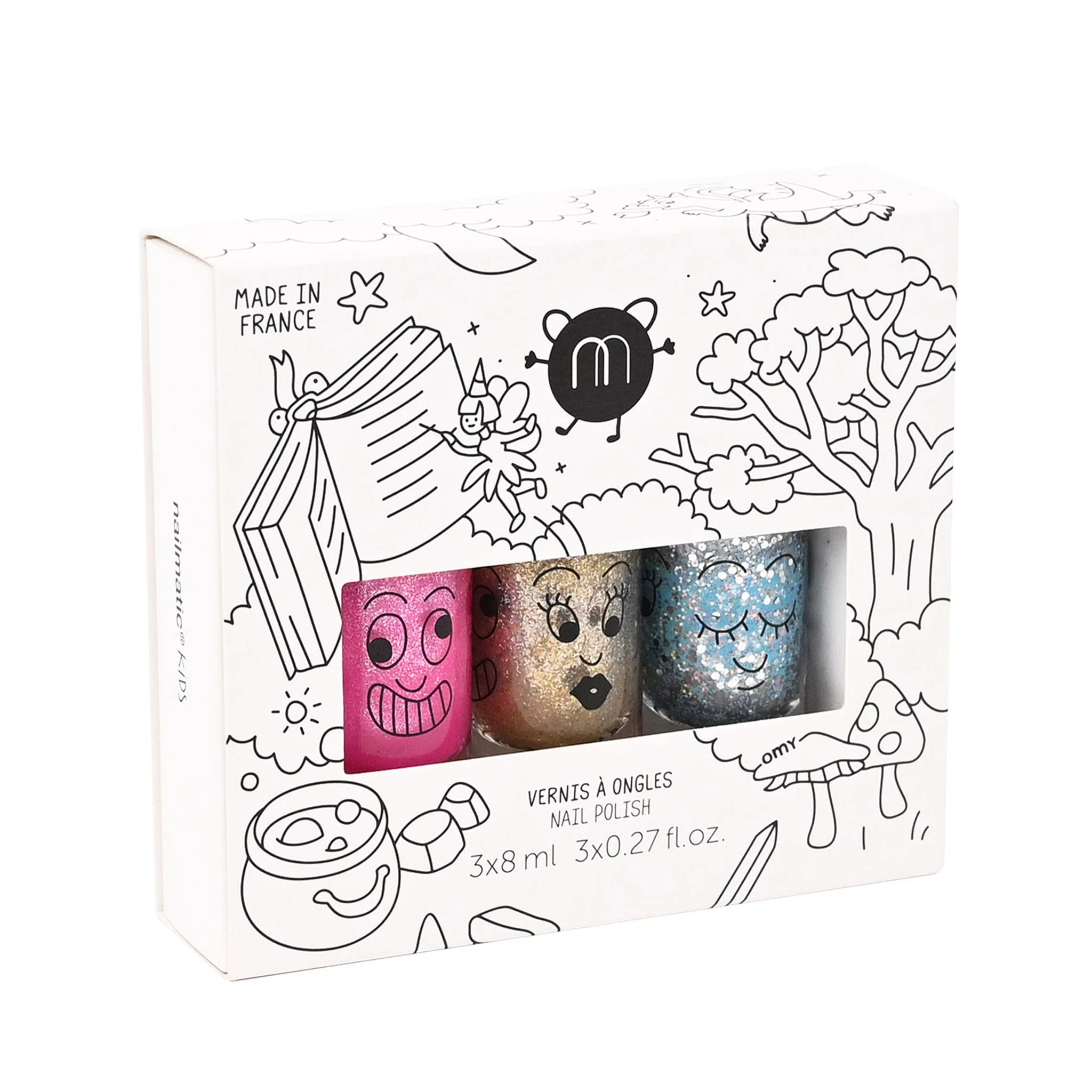 Ensemble (3) Vernis Ongles - Fées