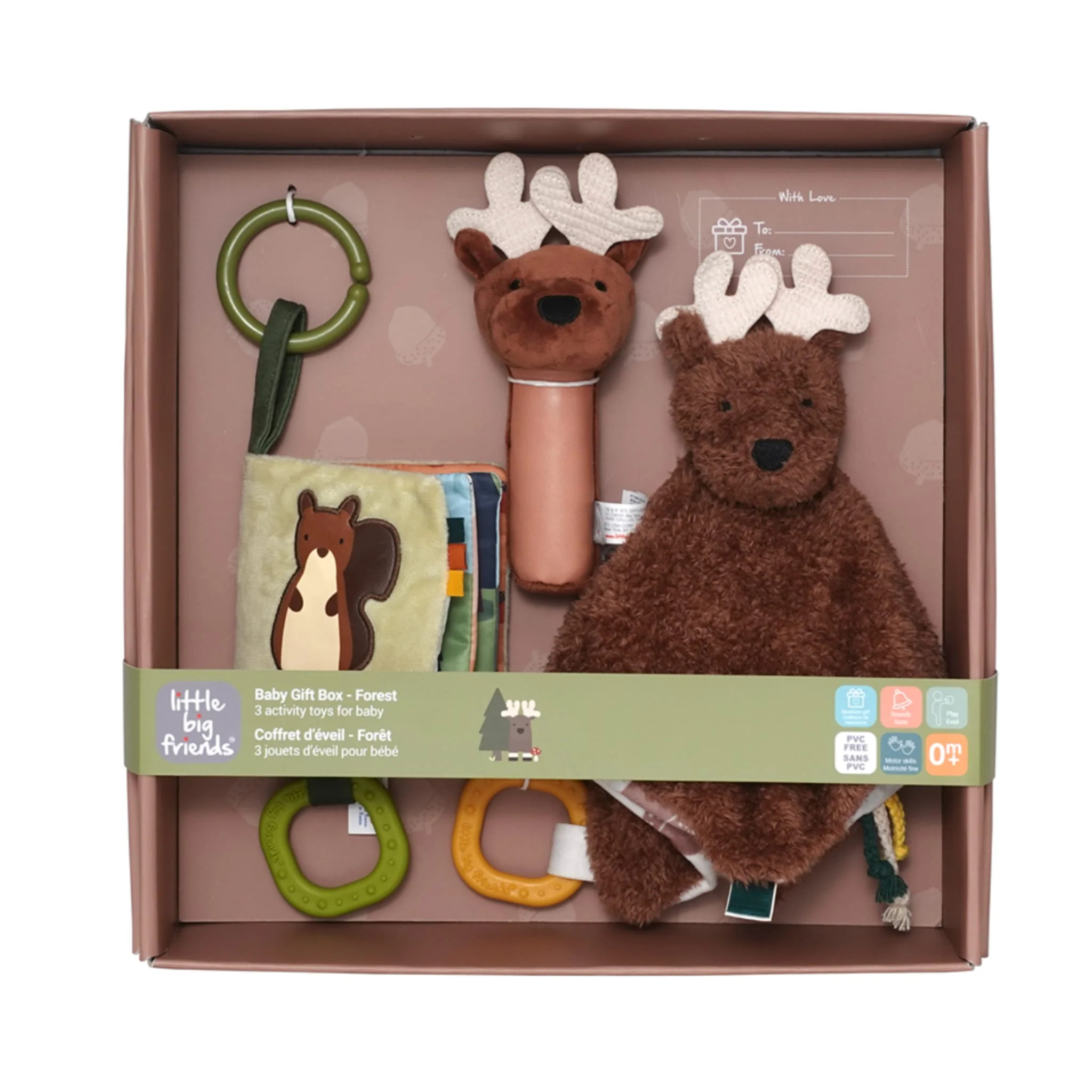 Ensemble Cadeau Coffret d’éveil - Forêt
