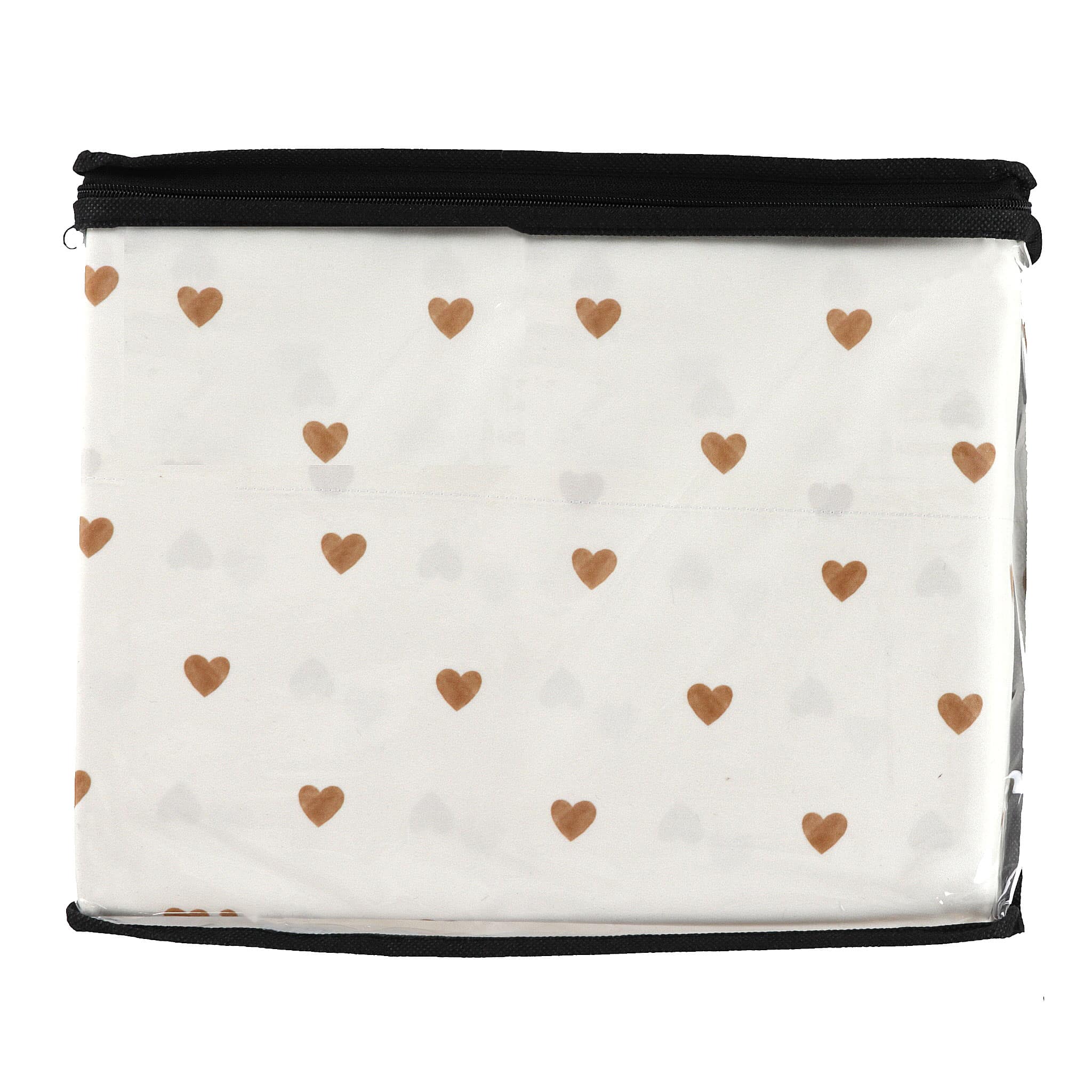 Ensemble Draps Lit Double - Coeurs - Image 5