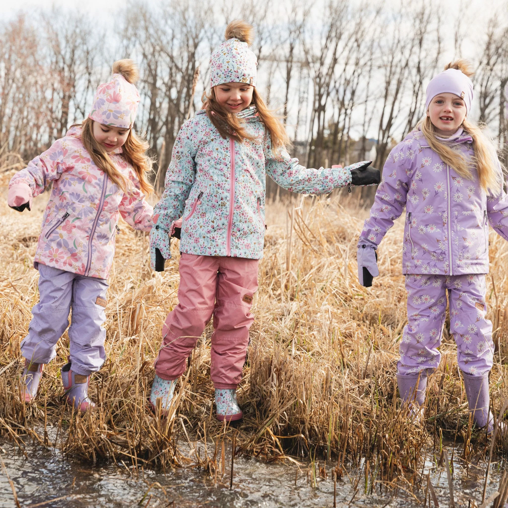Ensemble Extérieur Petites Fleurs 2-6ans - Image 9