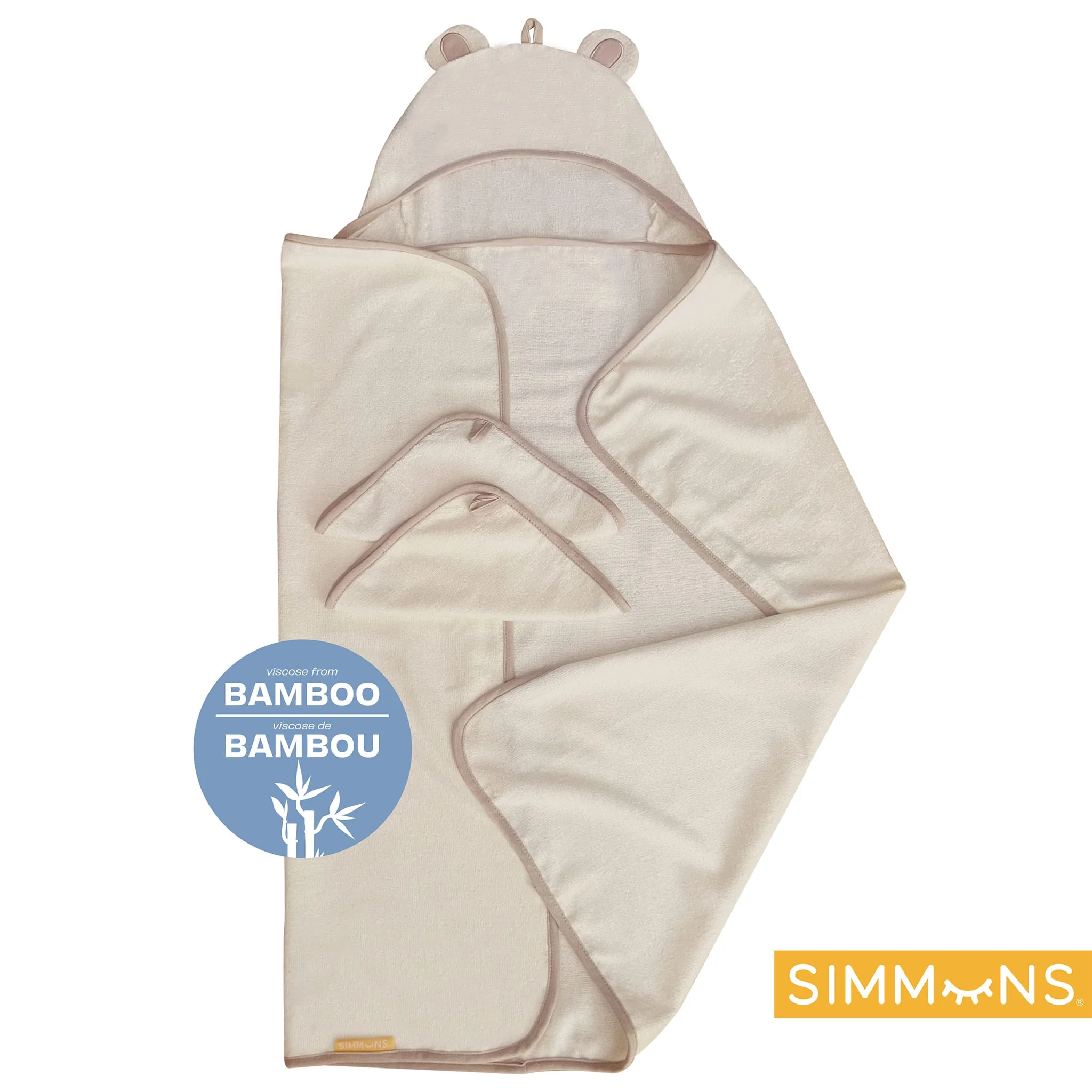 Ensemble Serviette à Capuchon - Beige - Image 2