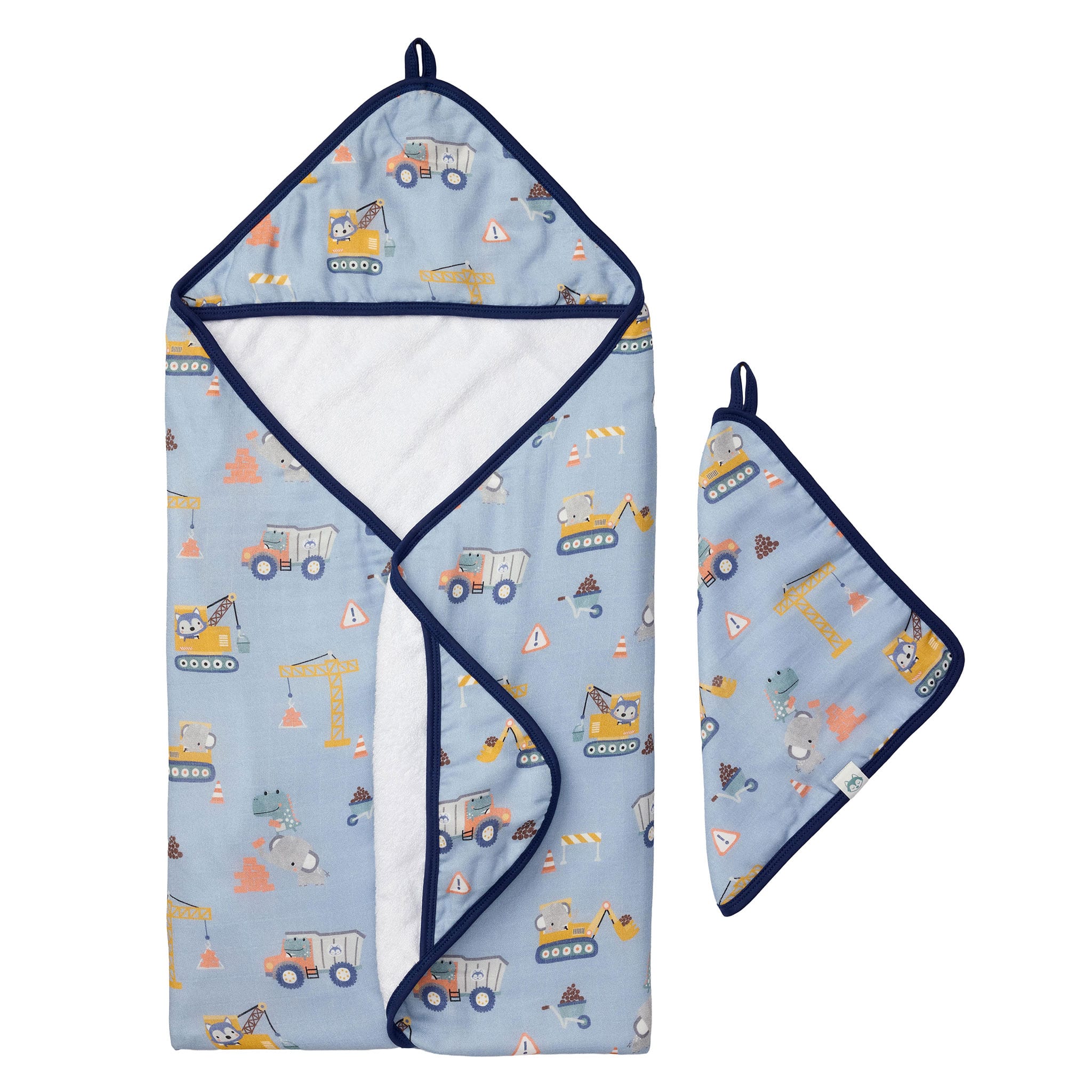 Ensemble Serviette à Capuchon - Mini Ingénieurs