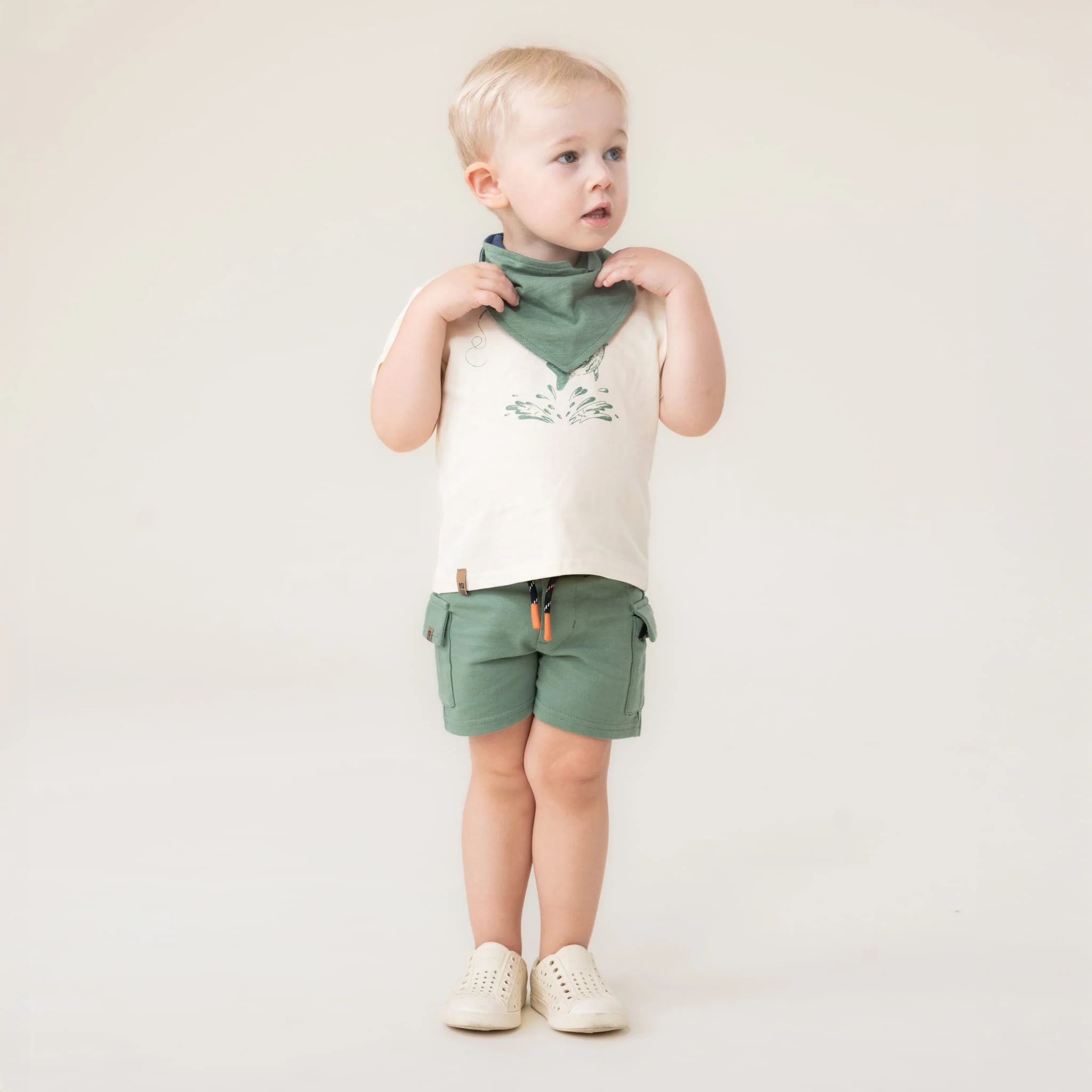 Ensemble Short Cargo Pêche 6-24mois - Image 2