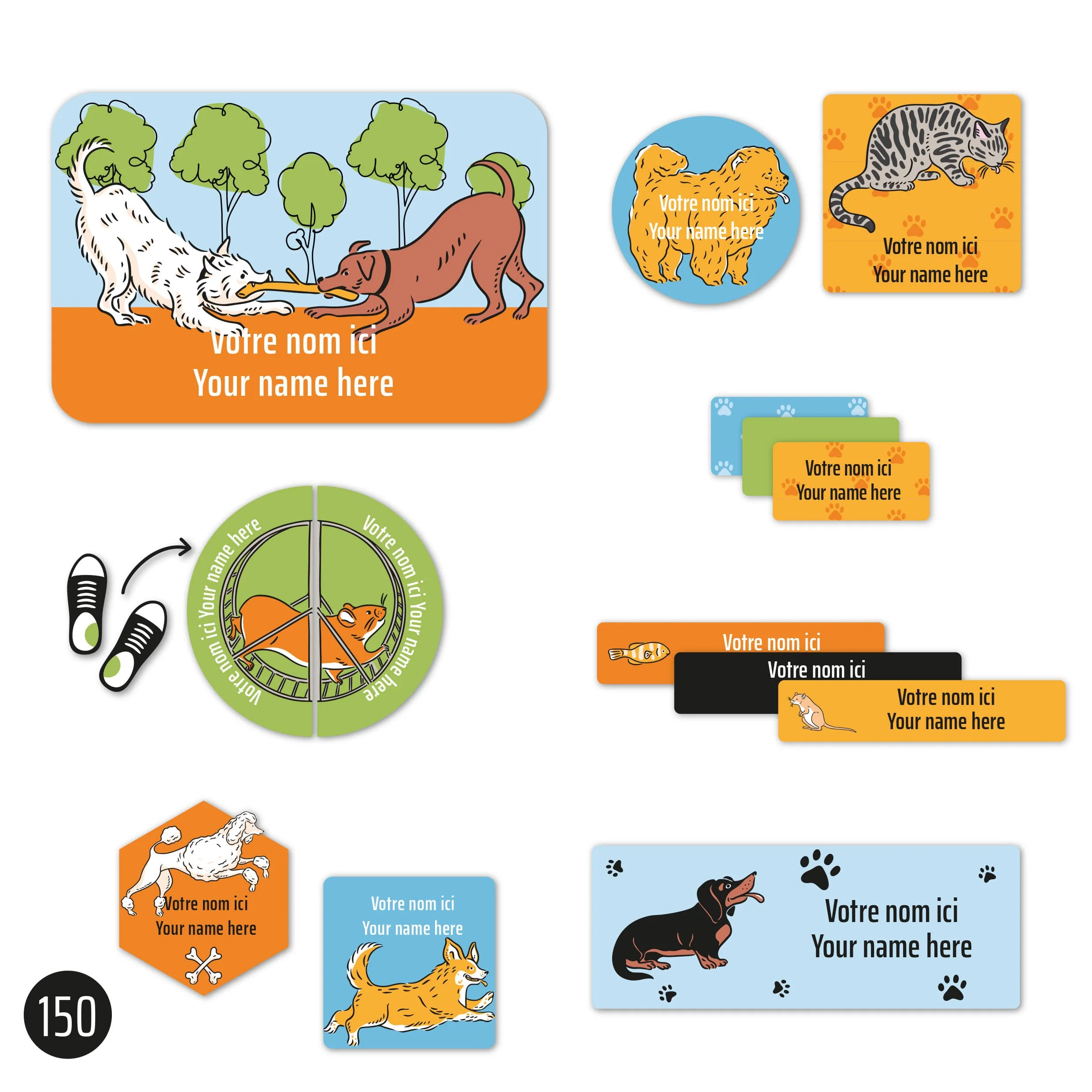 Étiquettes Essentiel - Animaux