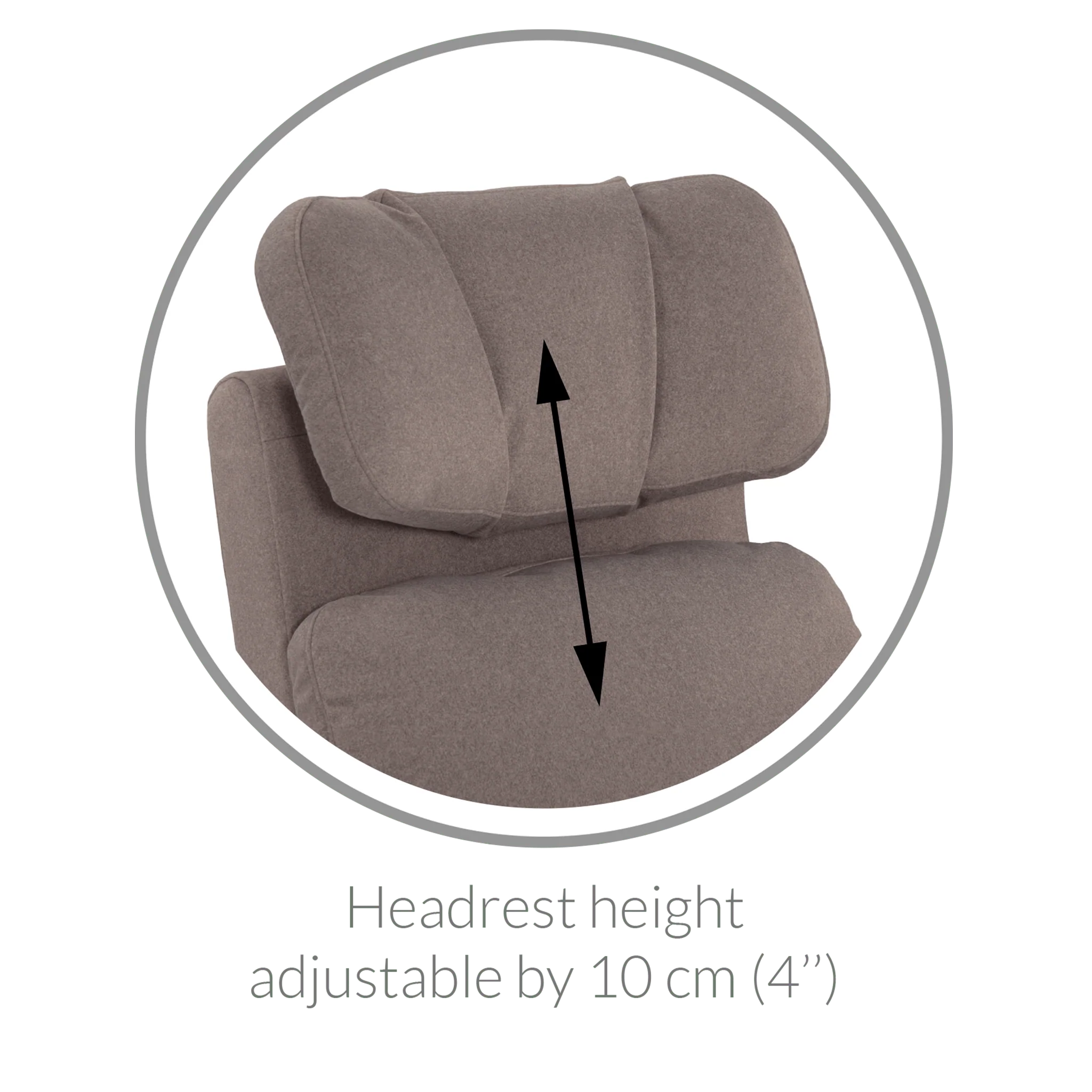 Fauteuil Berçant Inclinable Pivotant Hailey Arlo Pearl avec Mécanisme Électrique - Image 7