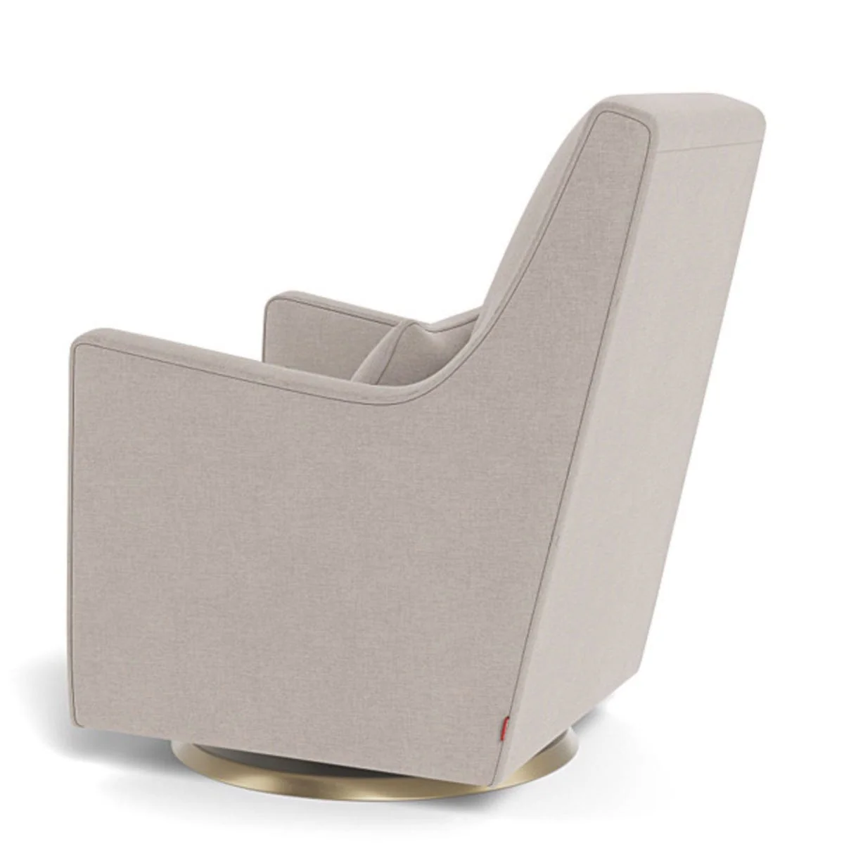 Fauteuil Berçant et Pivotant Luca - Sand / Or - Image 5