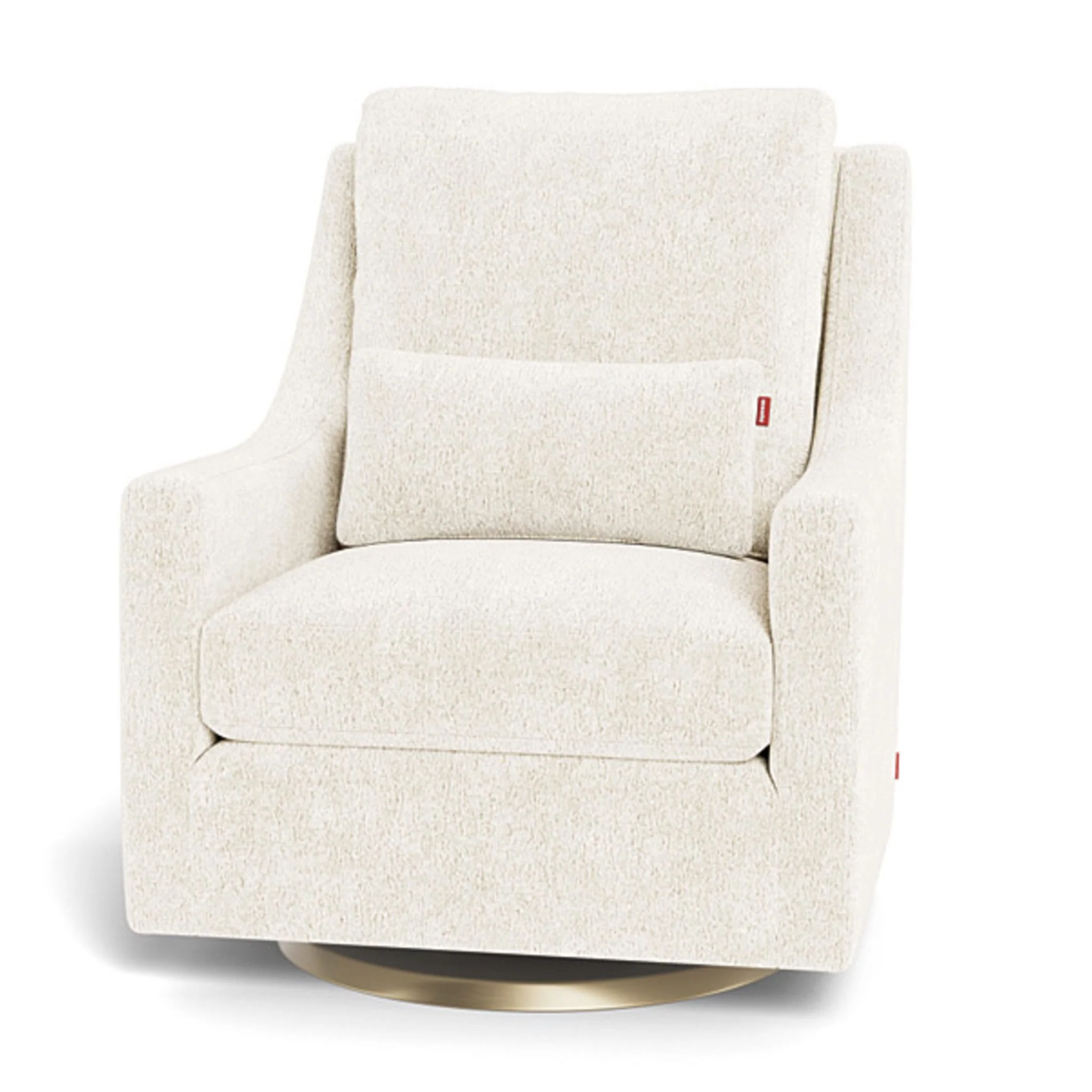 Fauteuil Berçant et Pivotant Vera - Sherpa / Or - Image 2