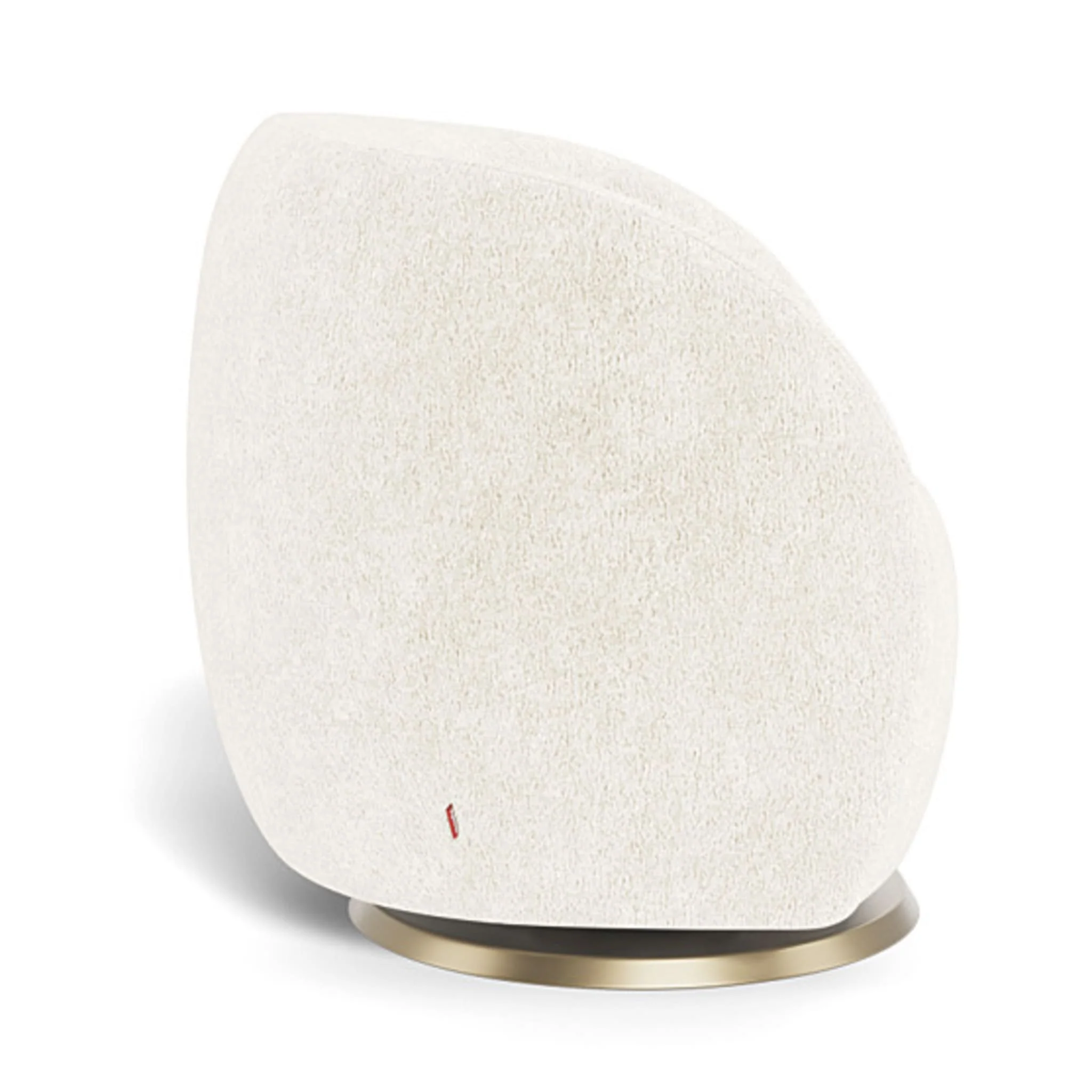 Fauteuil Berçant et Pivotant Gem - Sheepskin / Or - Image 3